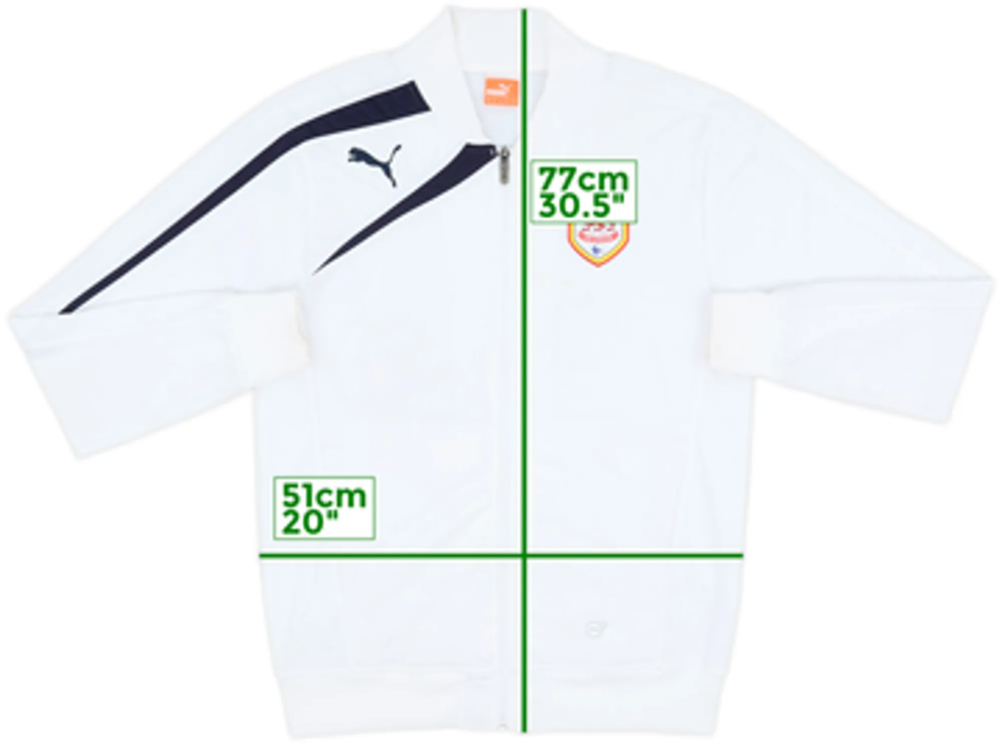 2012-13 Cardiff City Puma Track Jacket - 6/10 - (M)