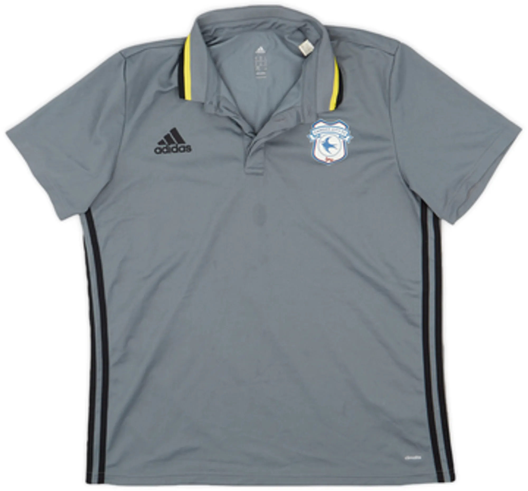 2016-17 Cardiff adidas Polo Shirt - 8/10 - (L)