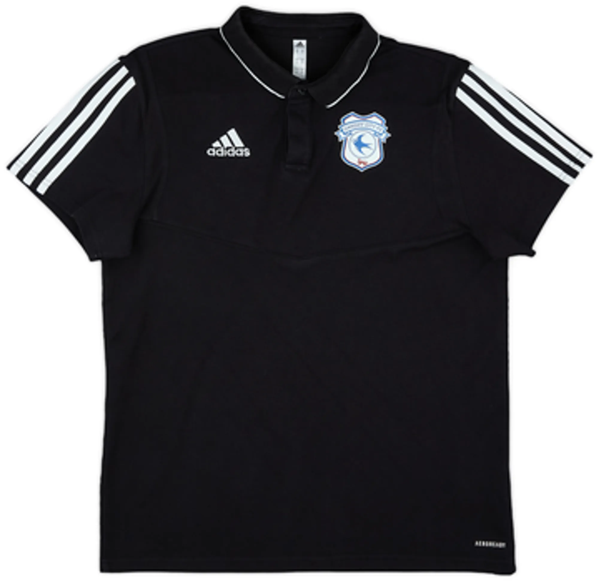 2020-21 Cardiff City adidas Polo Shirt - 9/10 - (M)