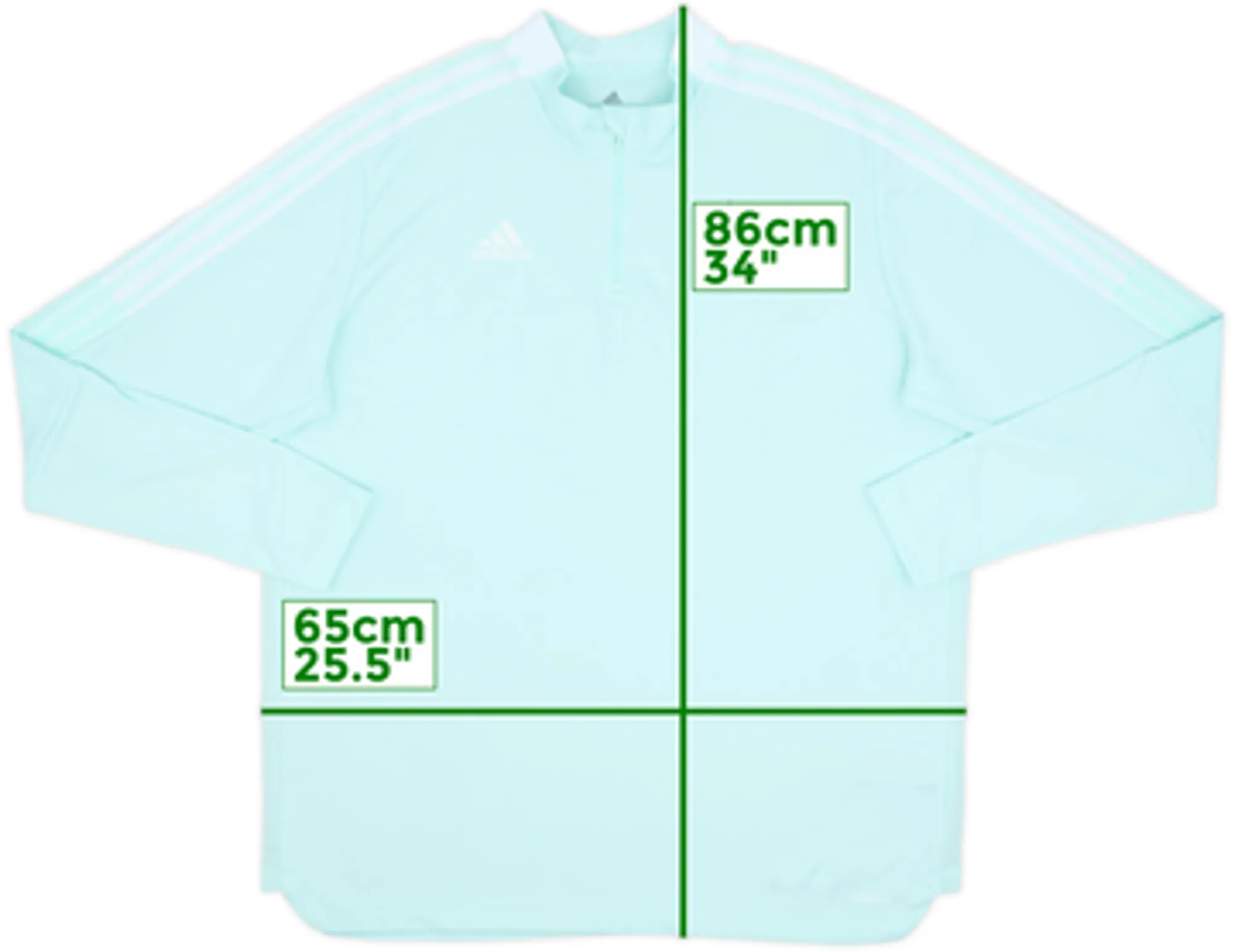 2021-22 Cardiff City adidas 1/4 Zip Sweat Top - 10/10 - (XXL)