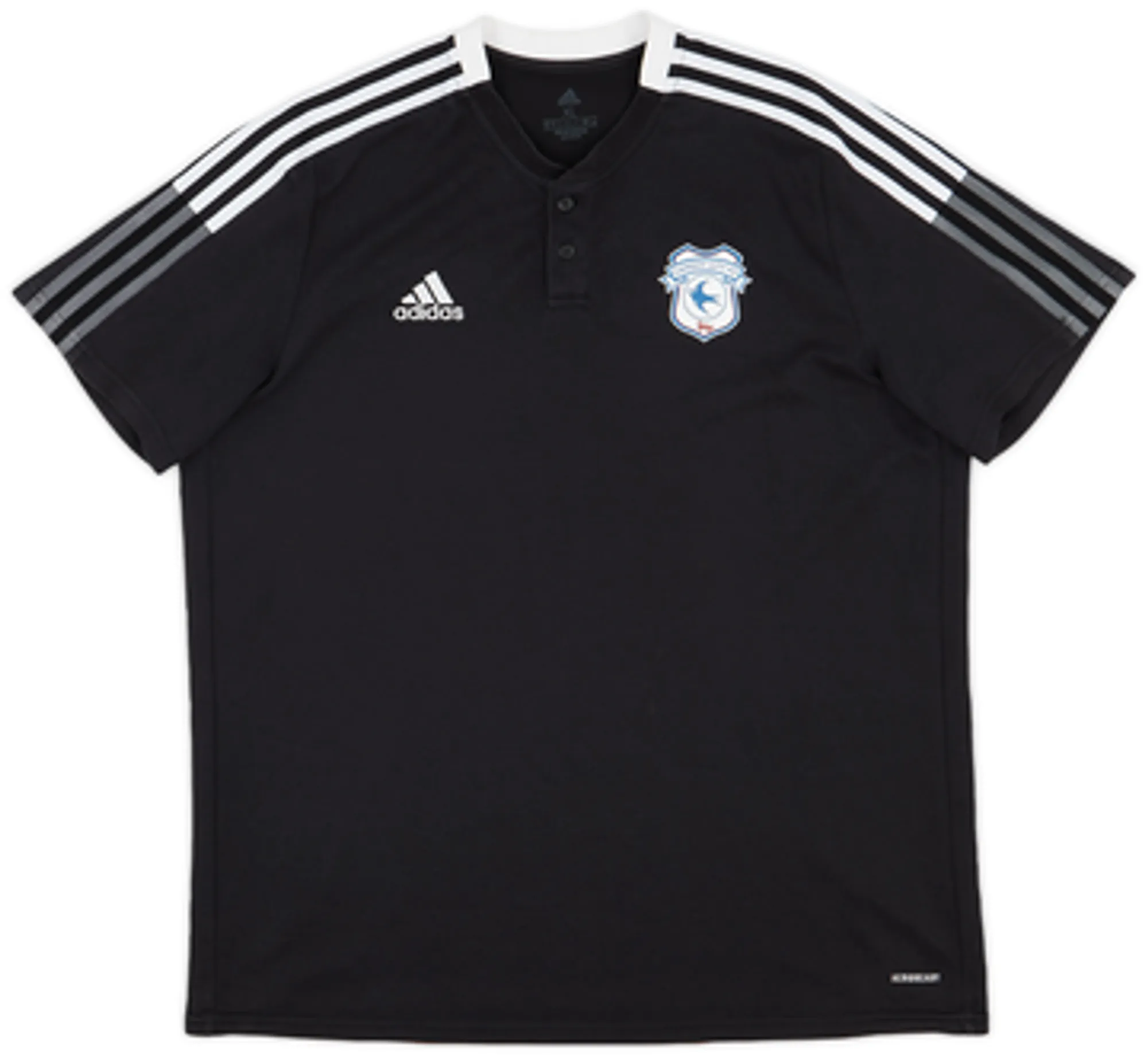 2021-22 Cardiff adidas Polo Shirt - 8/10 - (XL)