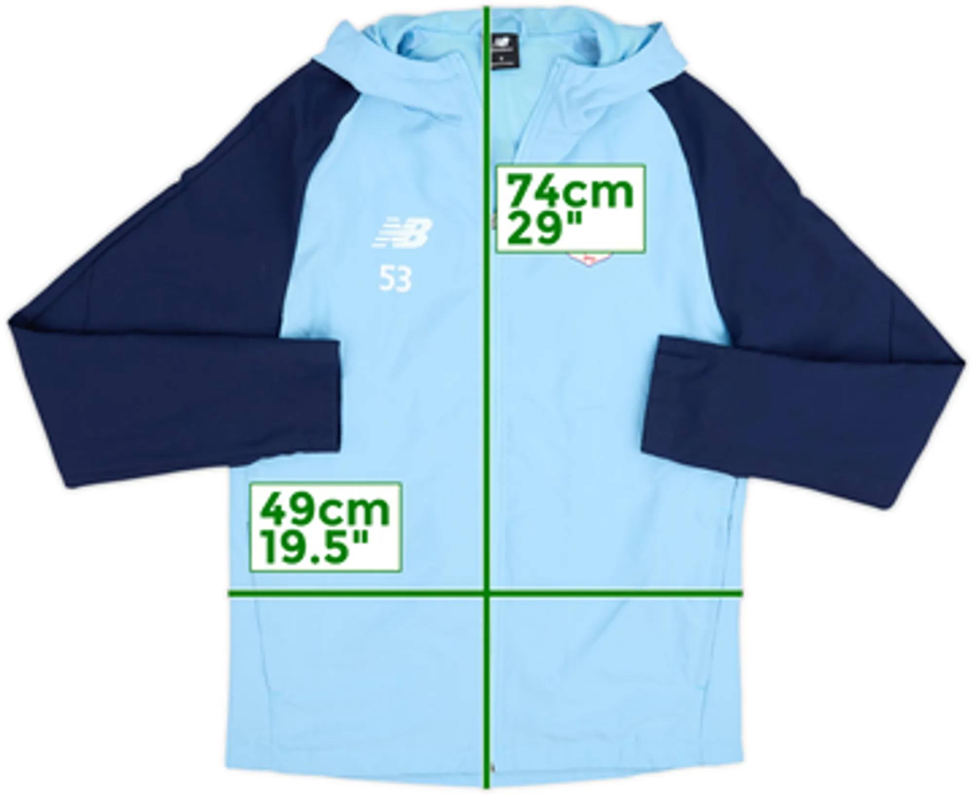 2023-24 Cardiff City New Balance 1/4 Zip Drill Top - 7/10 - (3XL)