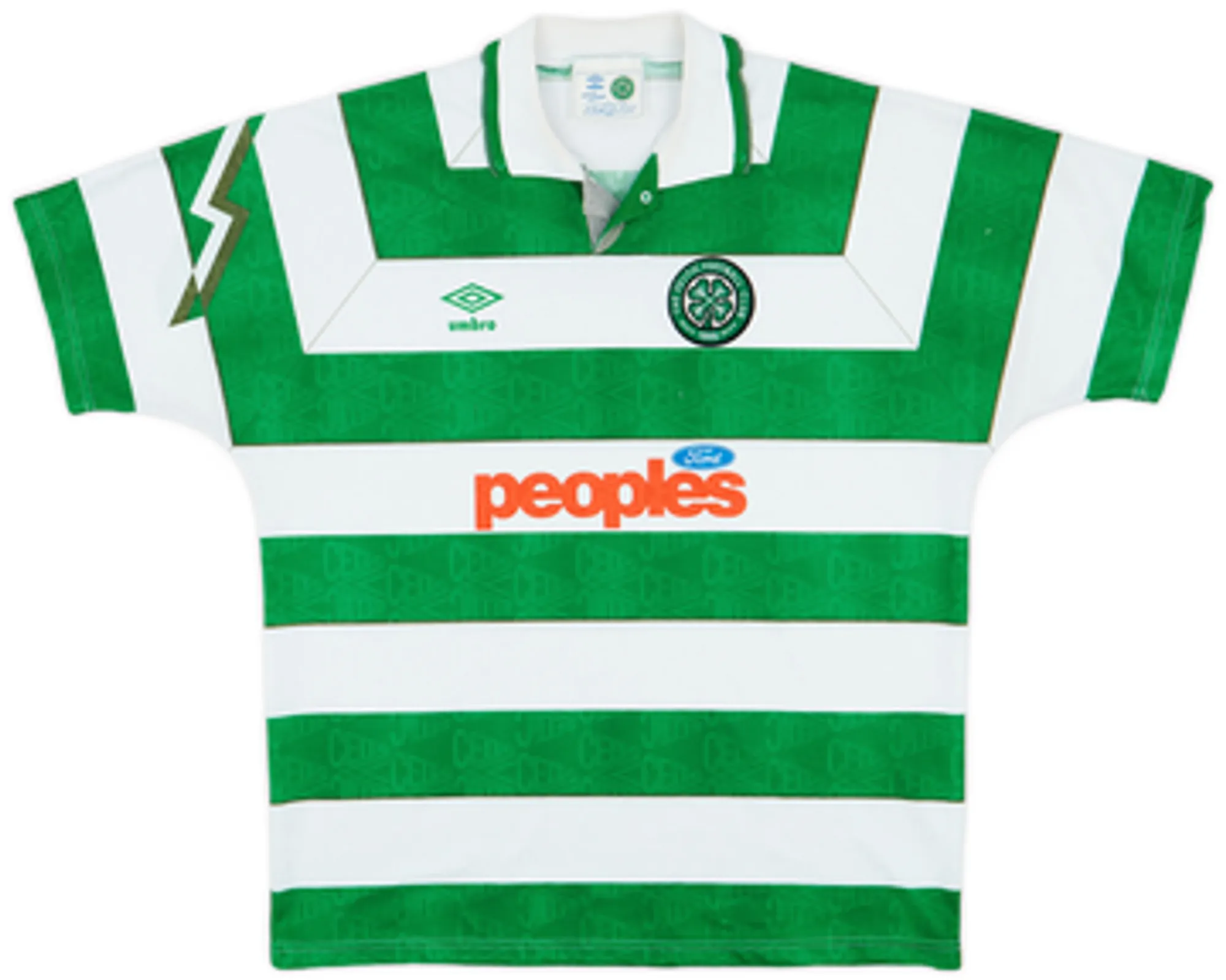 1991-92 Celtic Home Shirt - 5/10 - (XL)