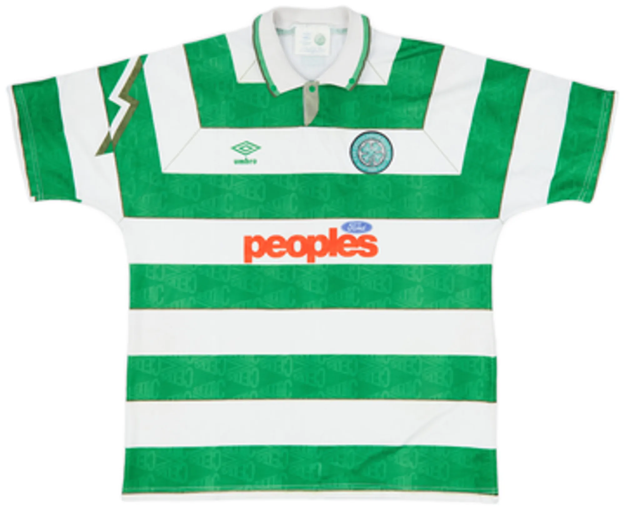 1991-92 Celtic Home Shirt - 8/10 - (L)