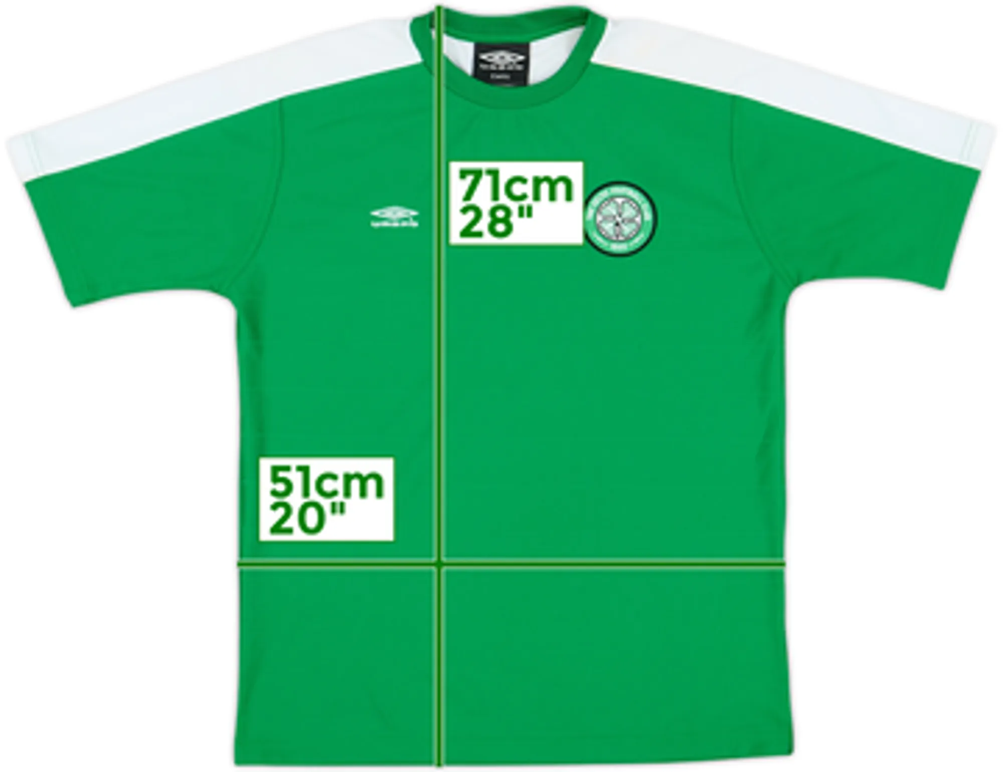 1998-99 Celtic Umbro Training Shirt - 8/10 - (L)