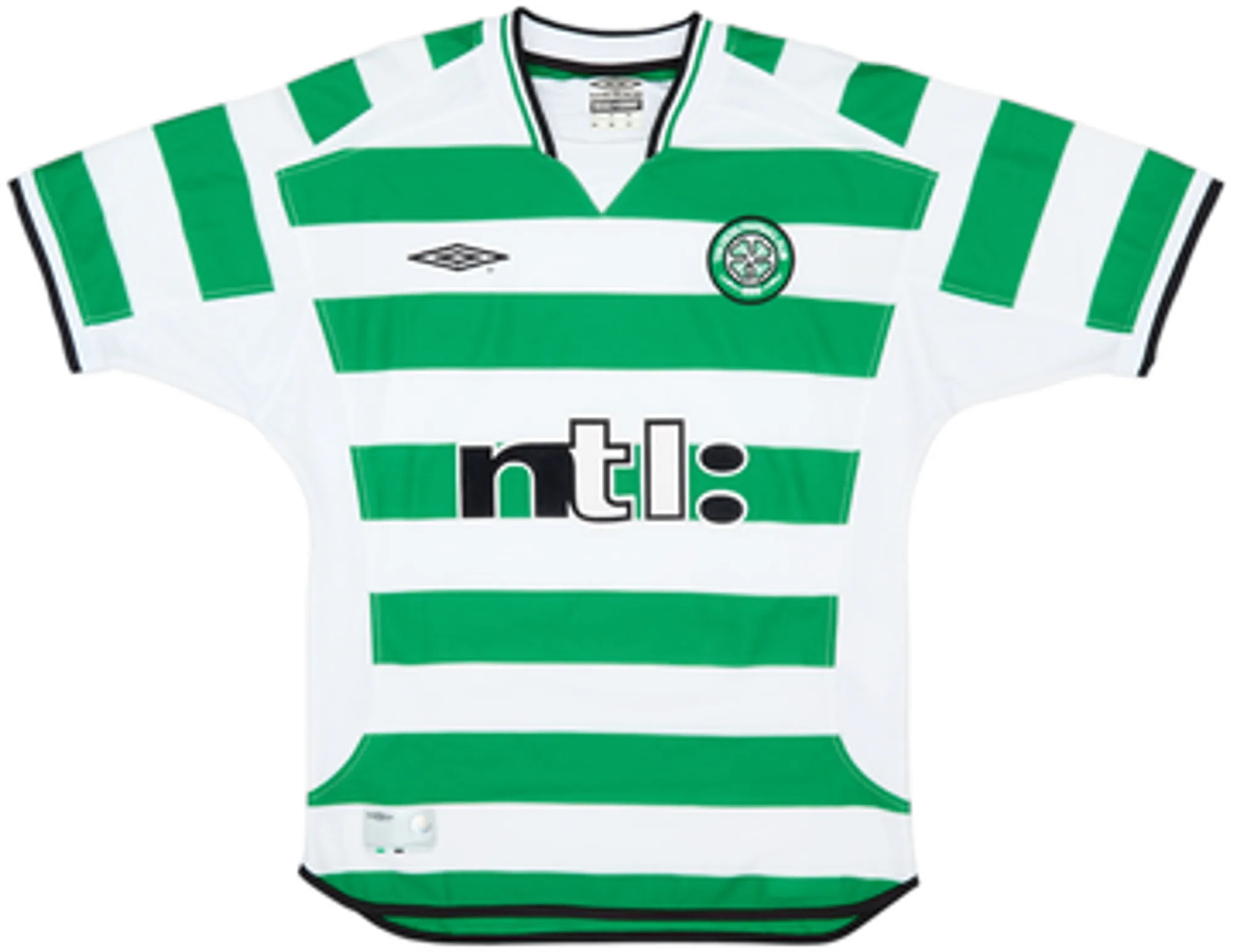 2001-03 Celtic Home Shirt Larsson #7 - 8/10 - (XL)