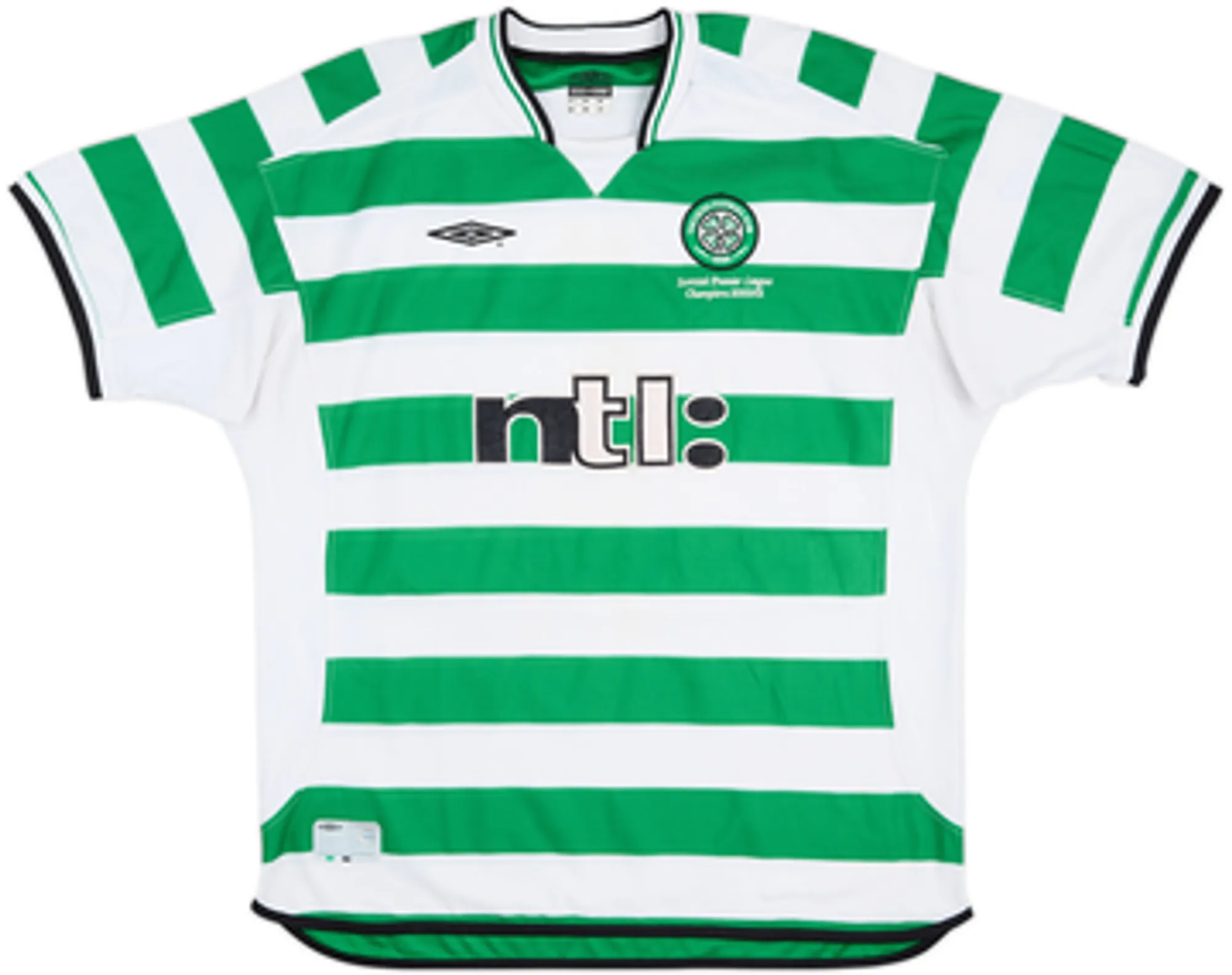 2001-03 Celtic Home Shirt Larsson #7 - 6/10 - (XXL)