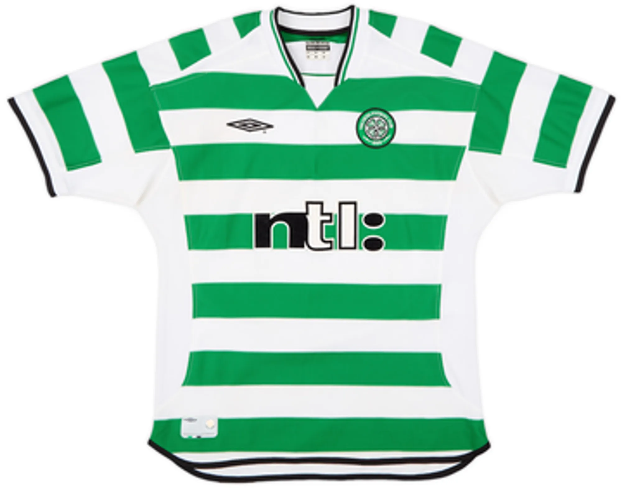 2001-03 Celtic Home Shirt Lennon #18 - 9/10 - (L)