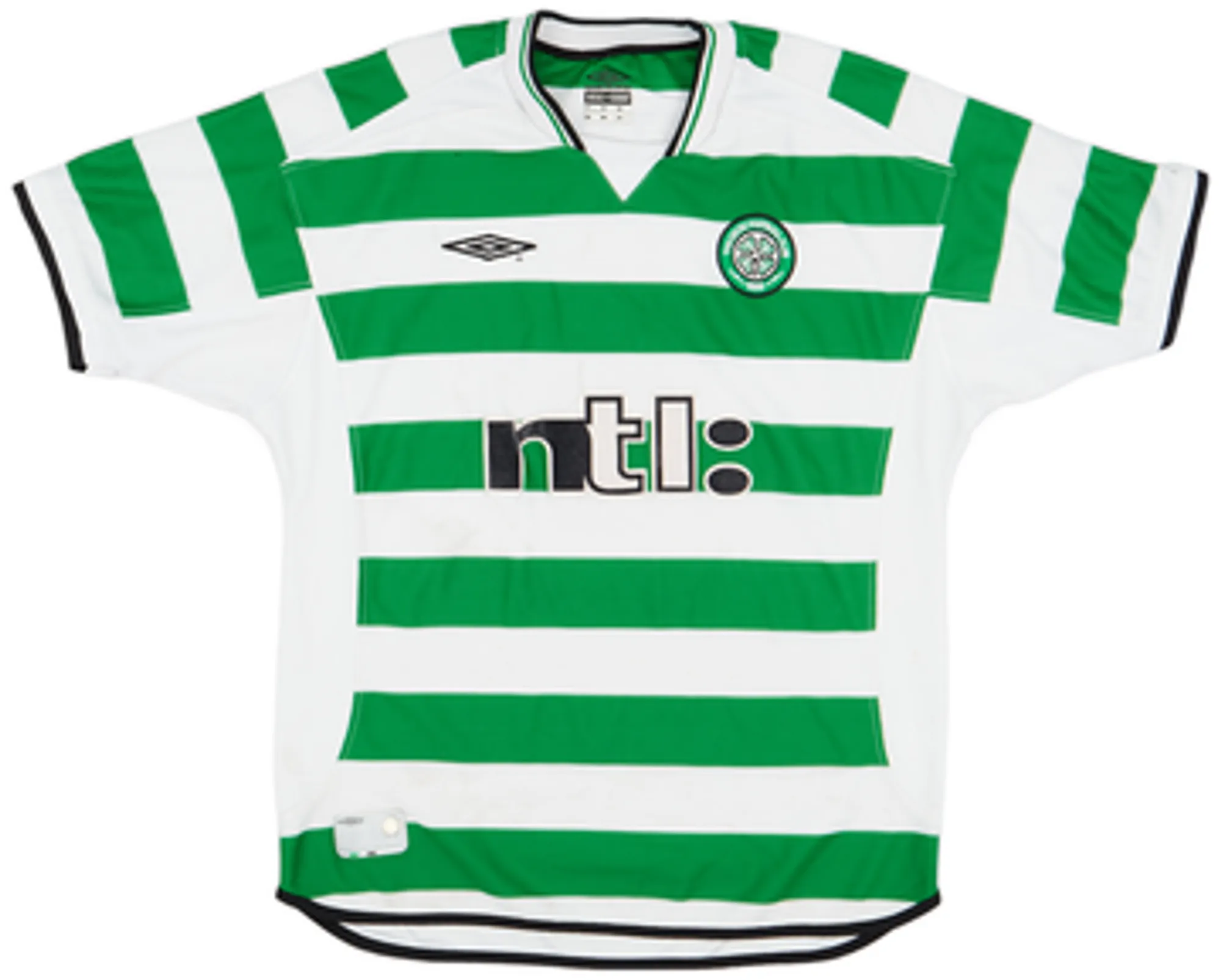 2001-03 Celtic Home Shirt Petrov #19 - 7/10 - (L)