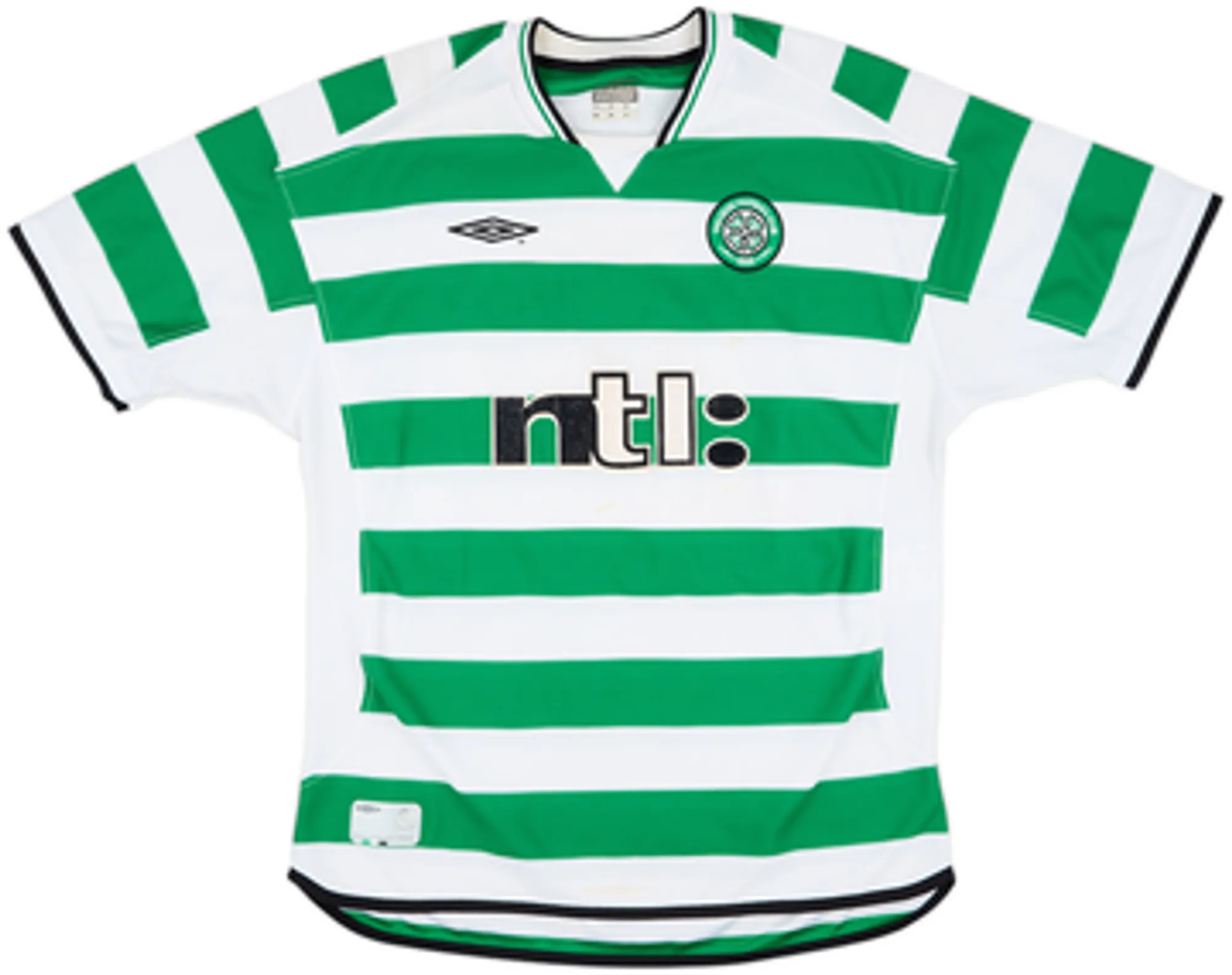 2001-03 Celtic Home Shirt Petrov #19 - 5/10 - (XL)