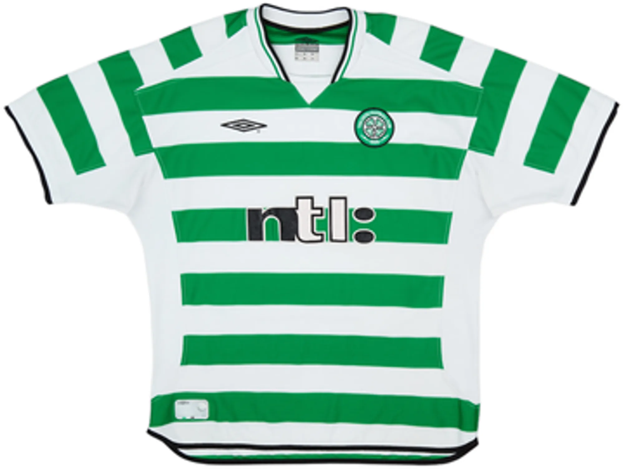 2001-03 Celtic Home Shirt Petrov #19 - 8/10 - (XL)