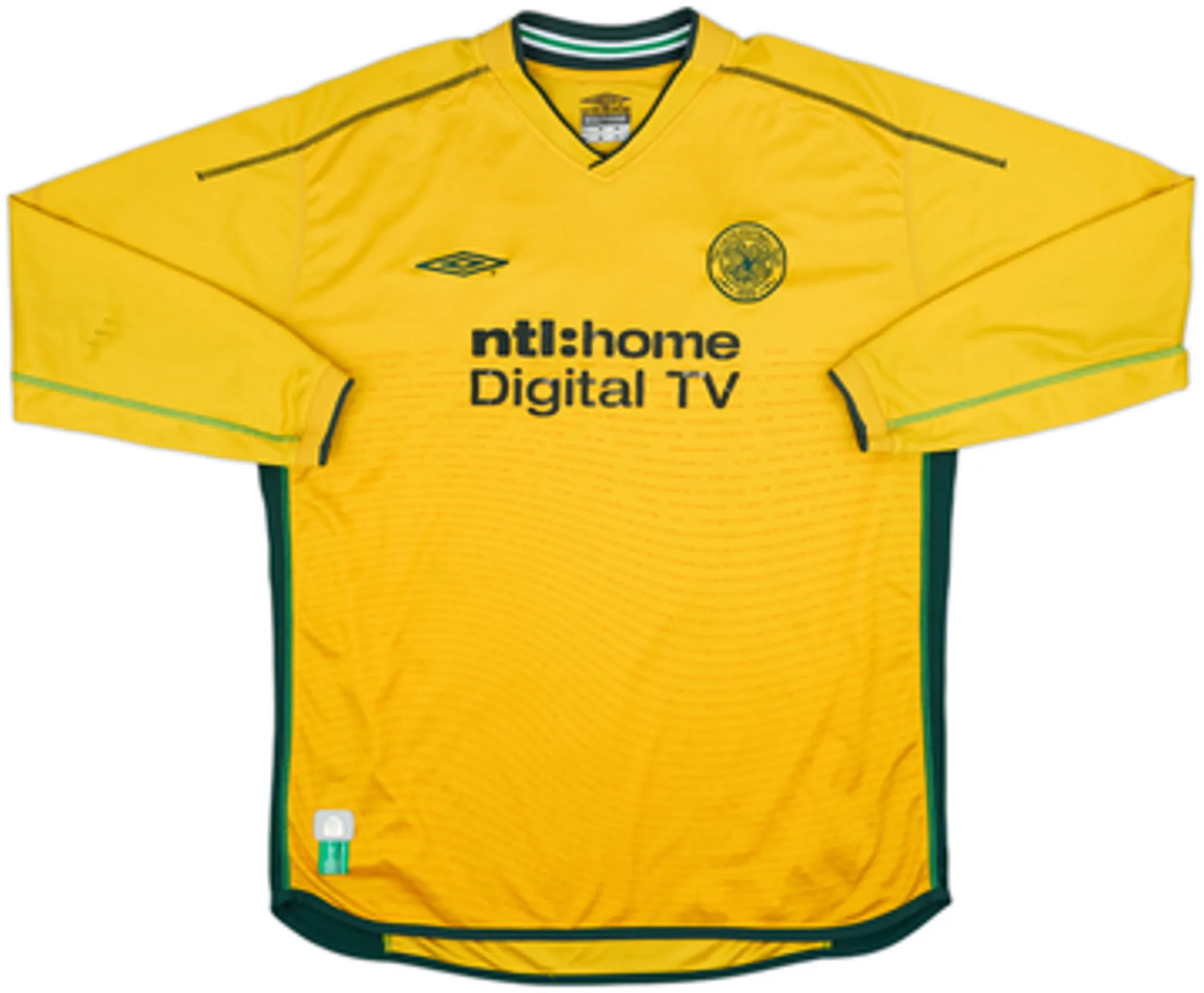 2002-03 Celtic Away L/S Shirt Larsson #7 - 7/10 - (L)