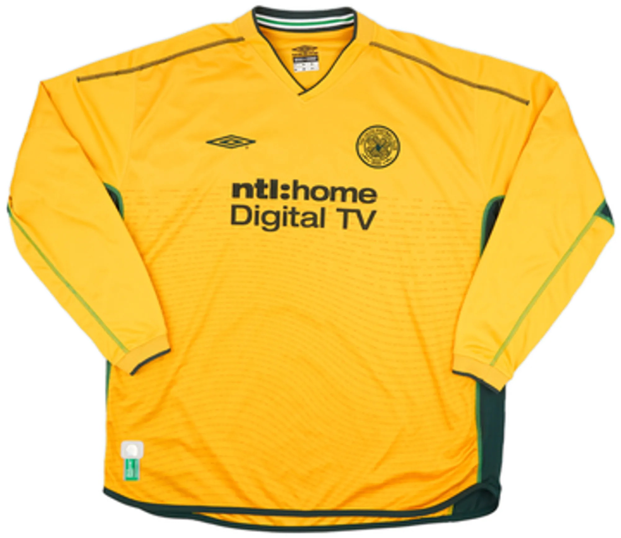 2002-03 Celtic Away L/S Shirt Lennon #18 - 9/10 - (XXL)