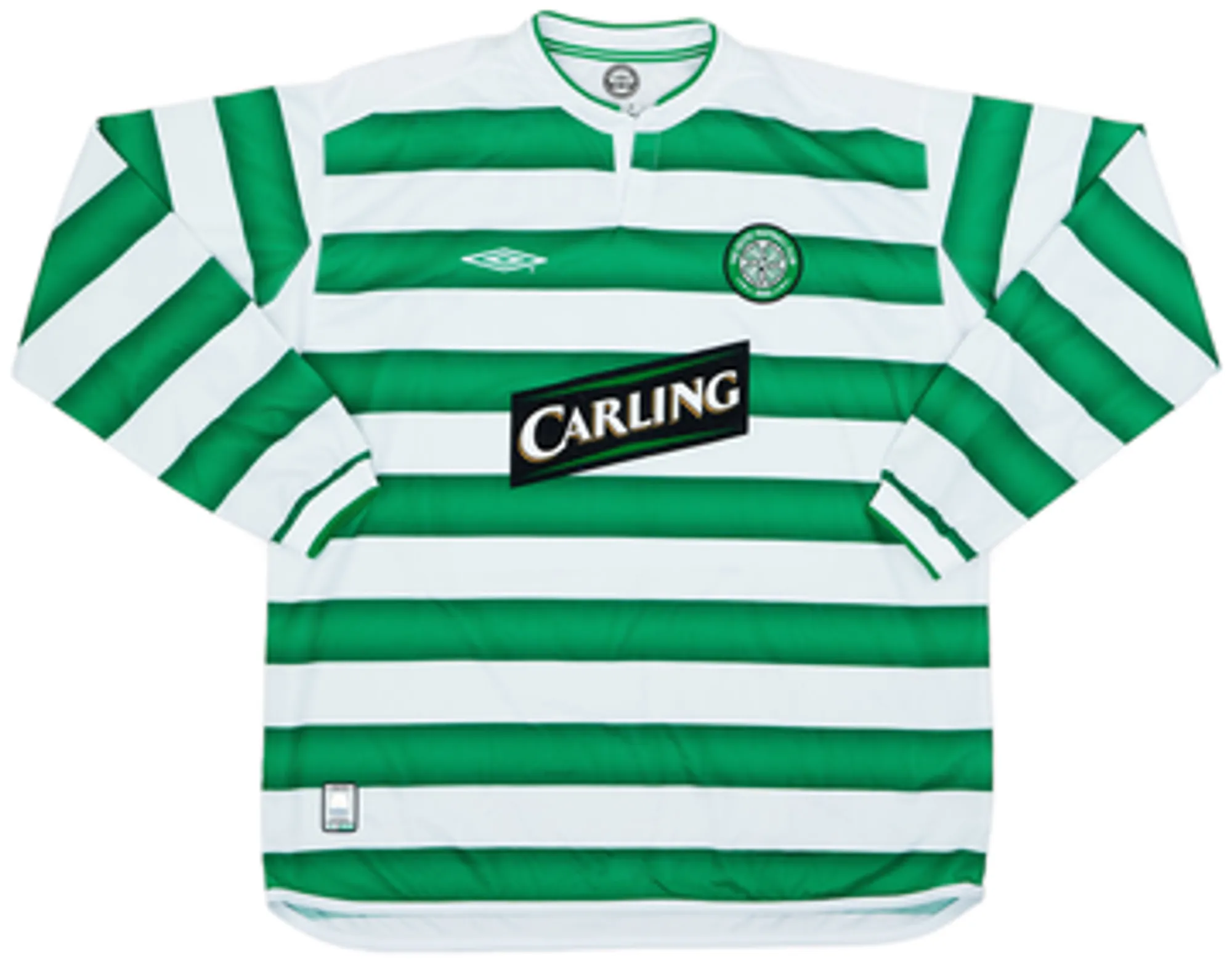 2003-04 Celtic Home L/S Shirt Lennon #18 - 9/10 - (XXL)