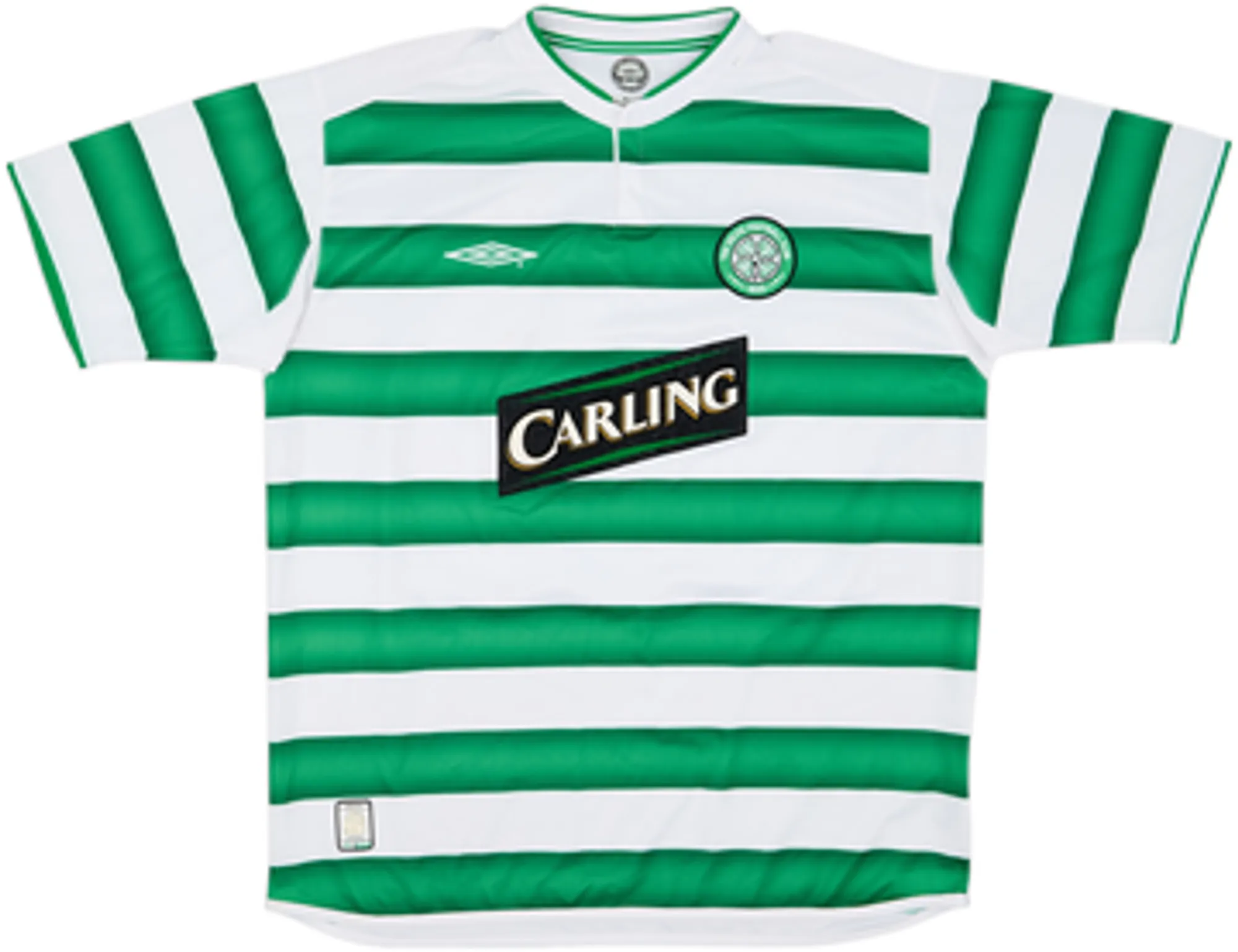 2003-04 Celtic Home Shirt Lambert #14  - 7/10 - (L)