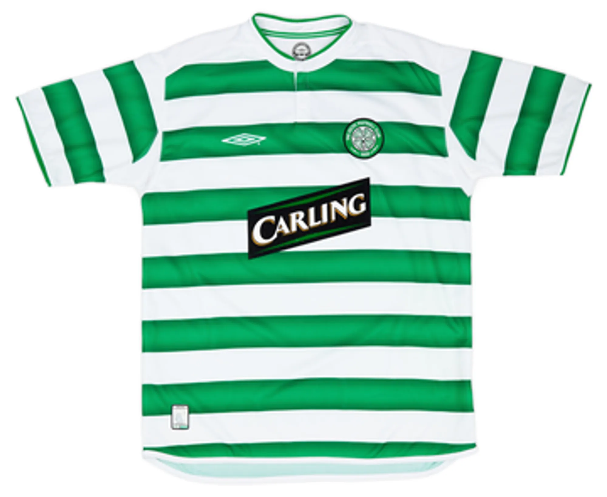 2003-04 Celtic Home Shirt Larsson #7EL