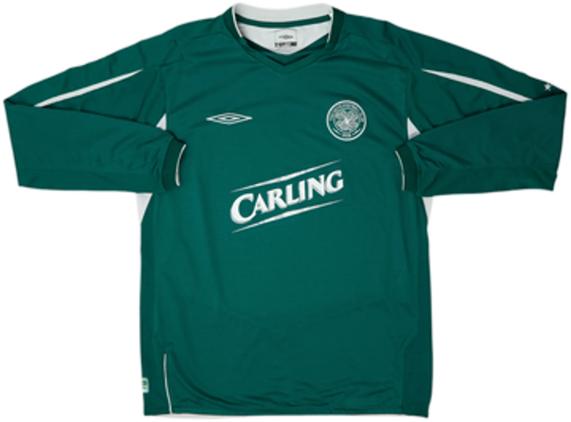 2004-05 Celtic Away L/S Shirt Juninho #7 - 7/10 - (L)