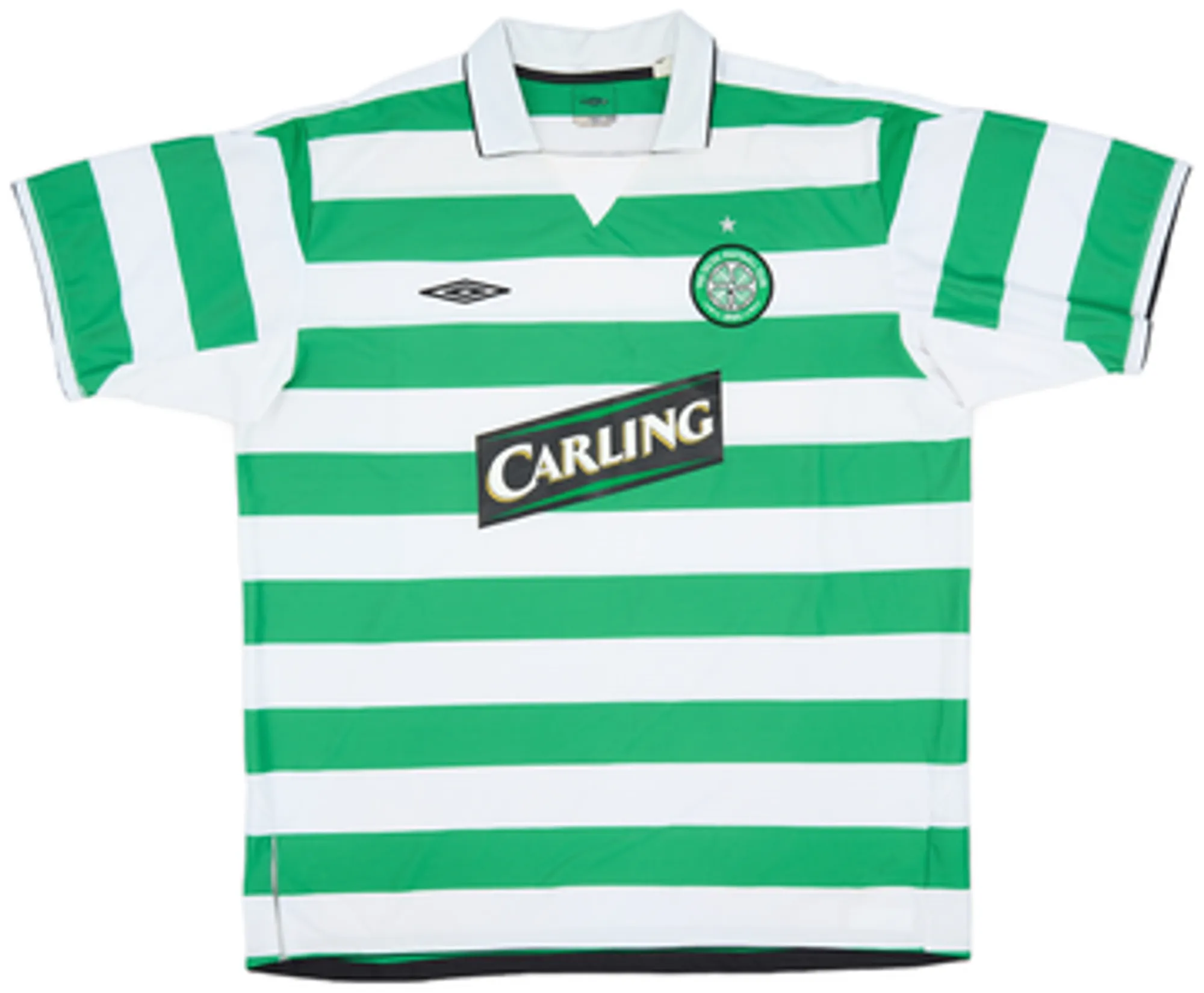 2004-05 Celtic Home Shirt Lambert #14 - 9/10 - (XXL)