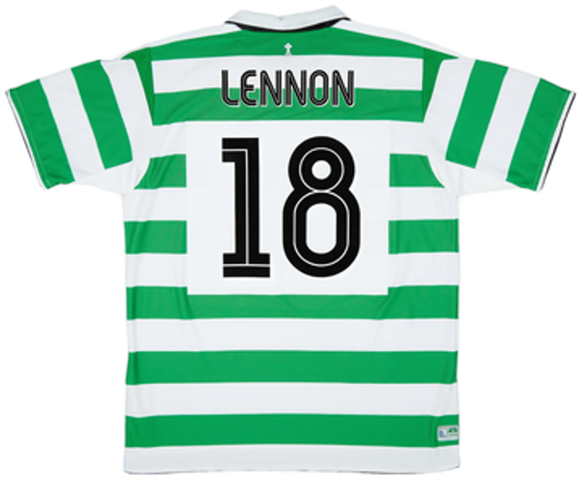 2004-05 Celtic Home Shirt Lennon #18 - 7/10 - (L)