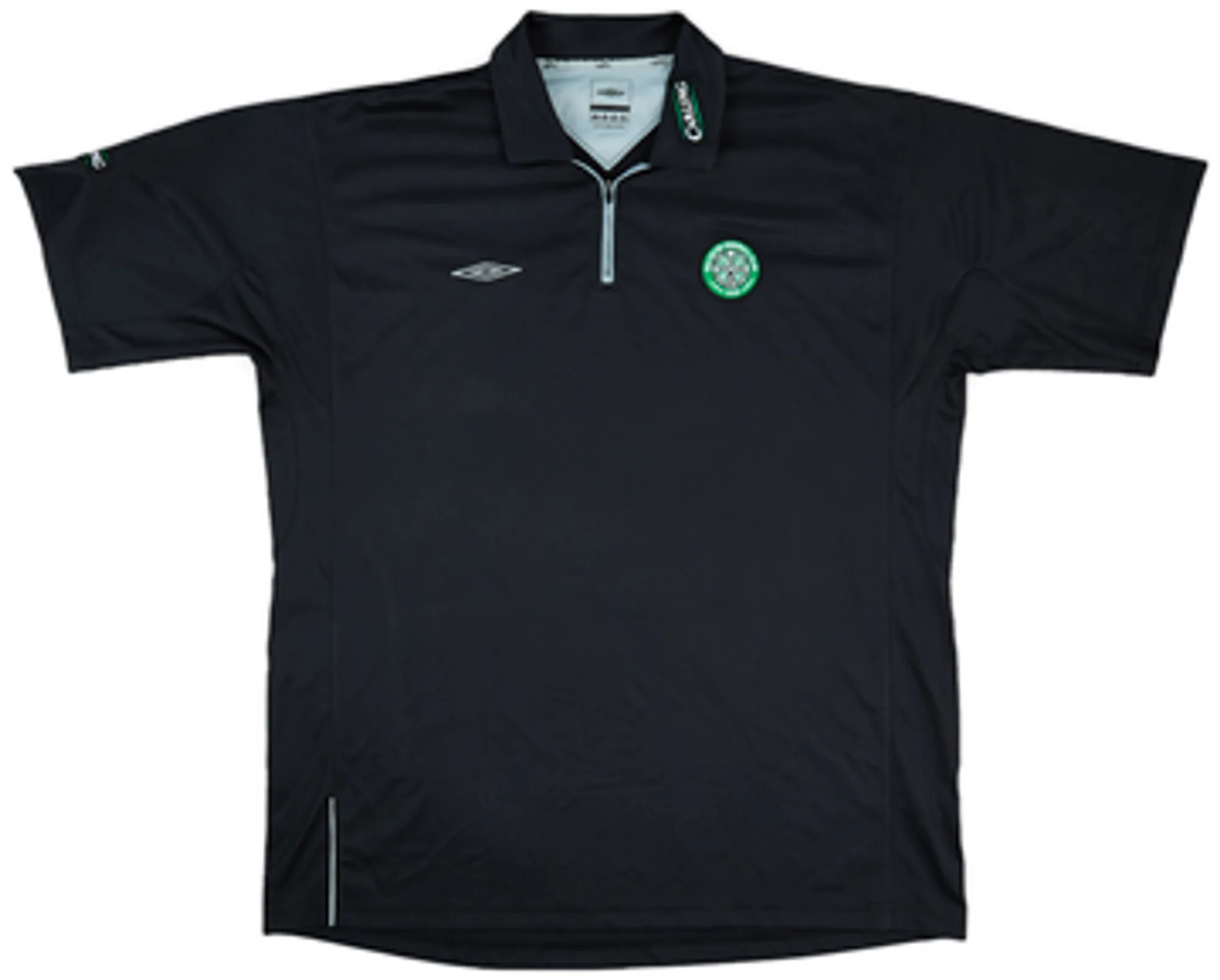 2004-05 Celtic Umbro 1/4 Zip Polo Shirt - 10/10 - (XXL)