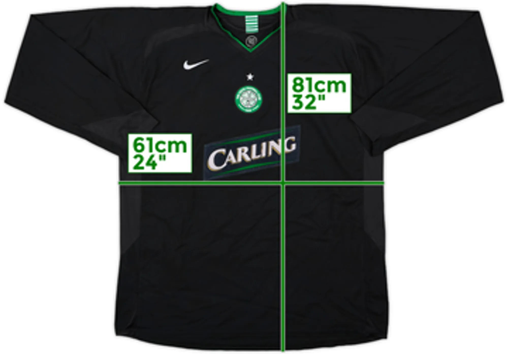 2005-07 Celtic Third L/S Shirt - 5/10 - (XXL)