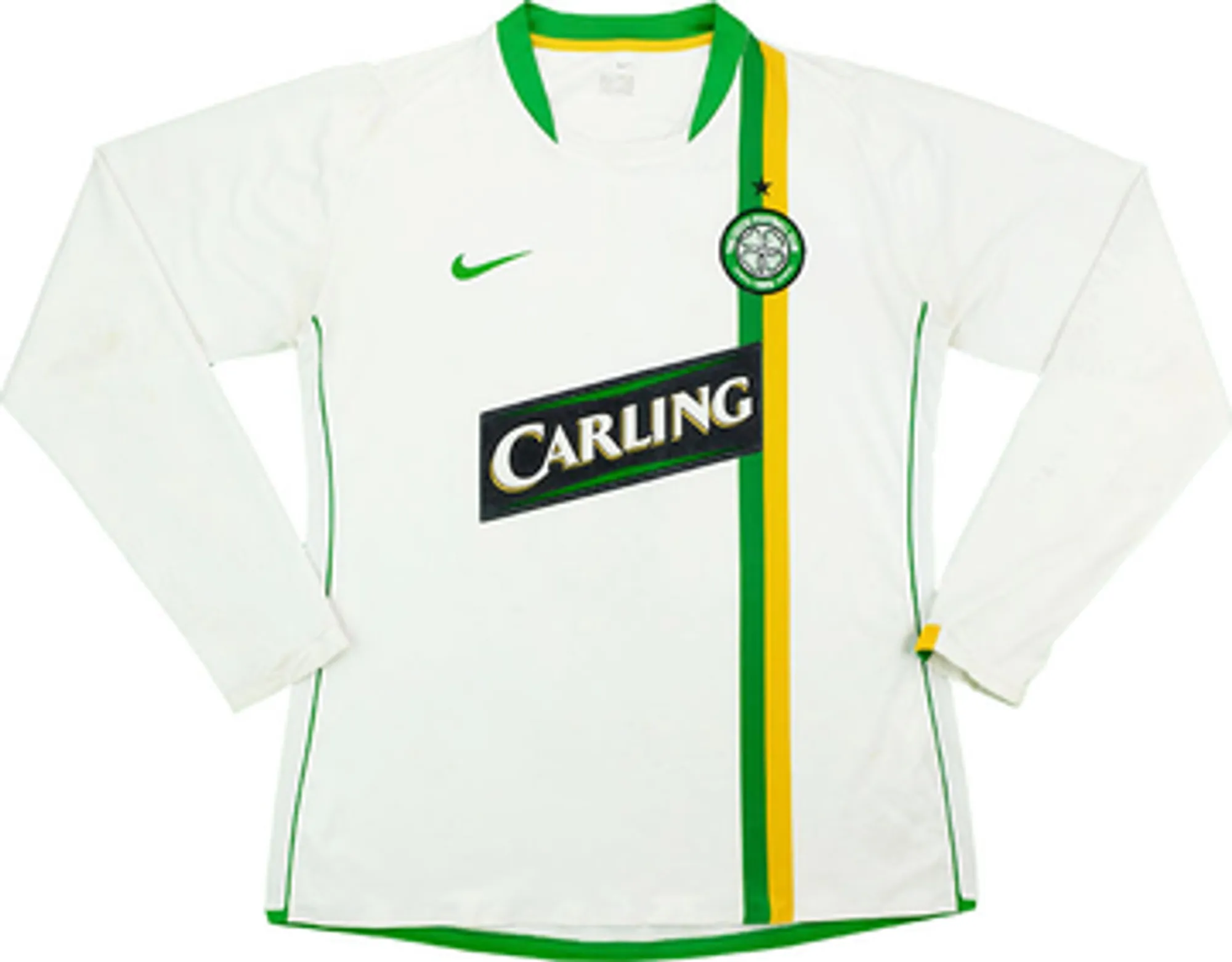 2006-08 Celtic Player Issue European L/S Shirt - 6/10 - (L)
