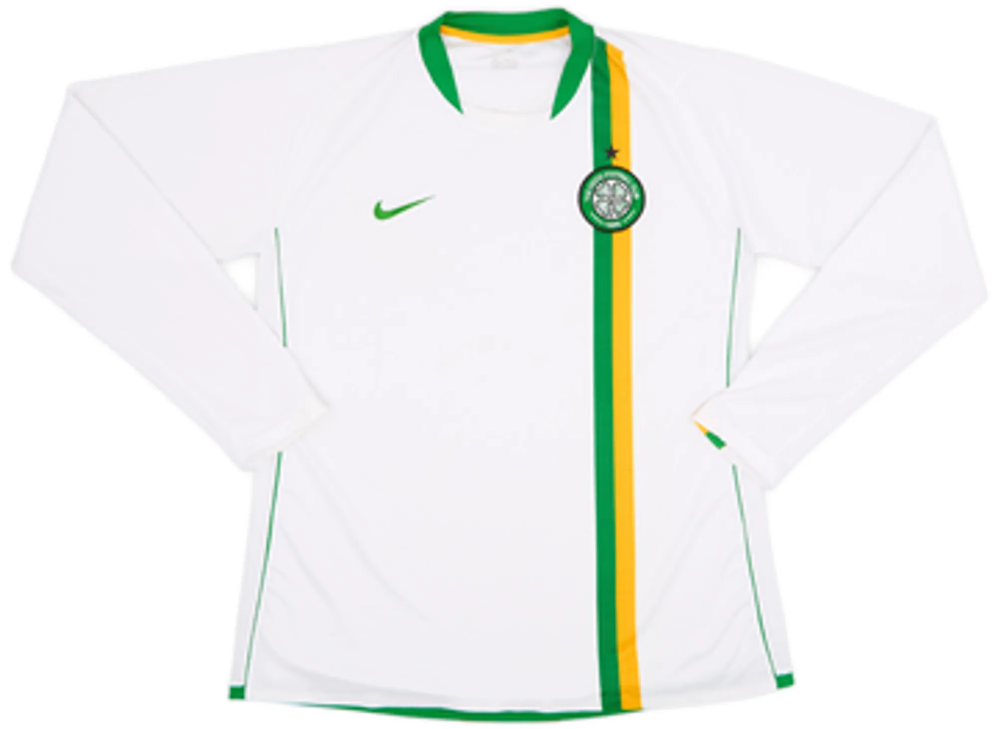 2006-08 Celtic Player Issue European L/S Shirt - 8/10 - (L)
