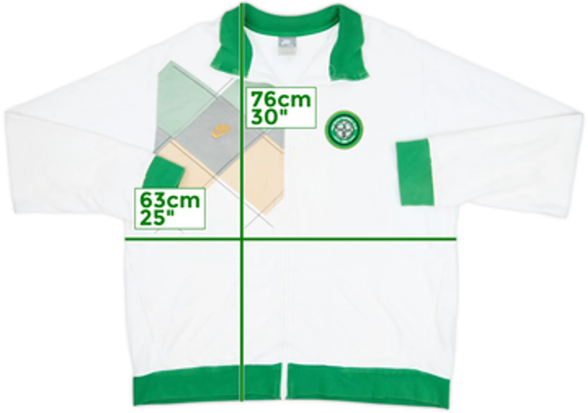 2007-08 Celtic Nike Track Jacket - 7/10 - (S)