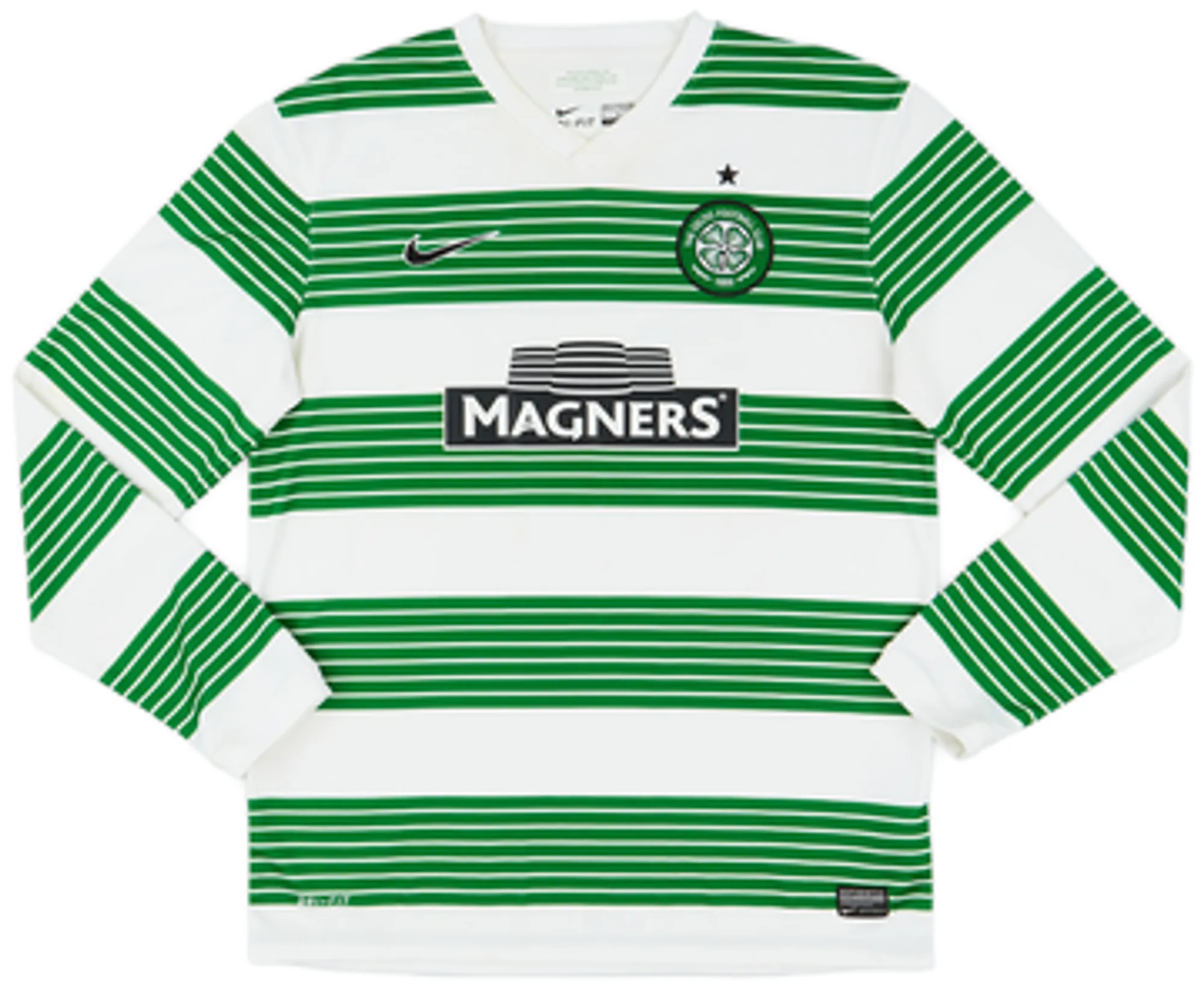 2013-15 Celtic Home L/S Shirt Watt #32 - 7/10 - (M)