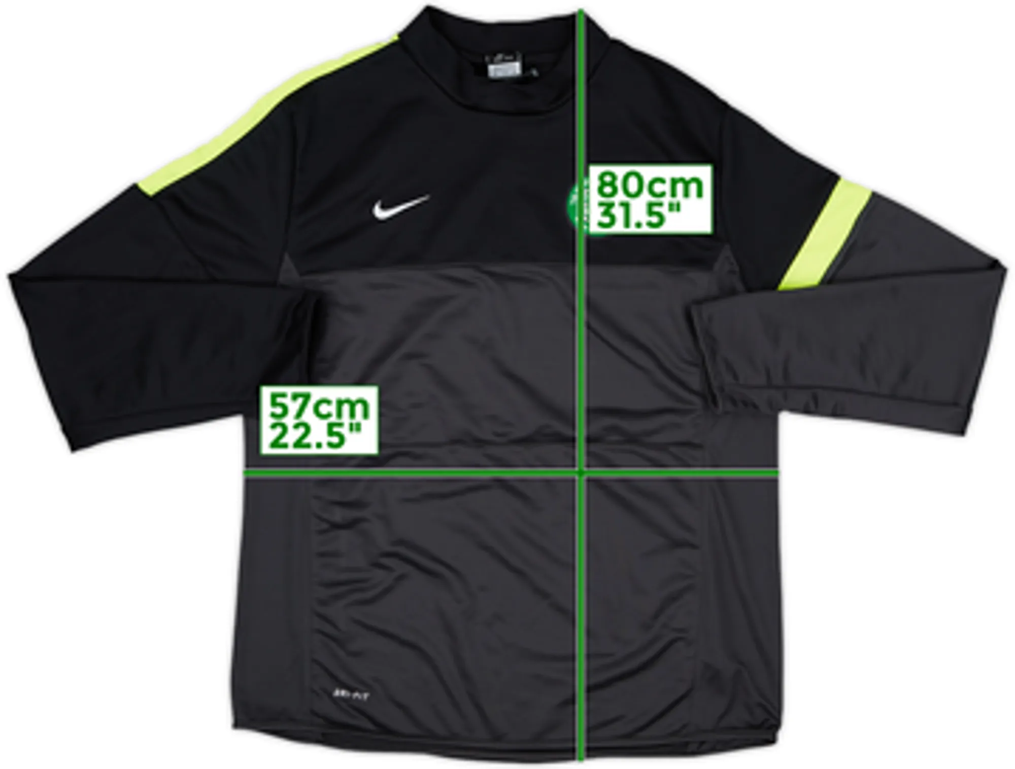 2014-15 Celtic Nike Sweat Top - 7/10 - (XXL)