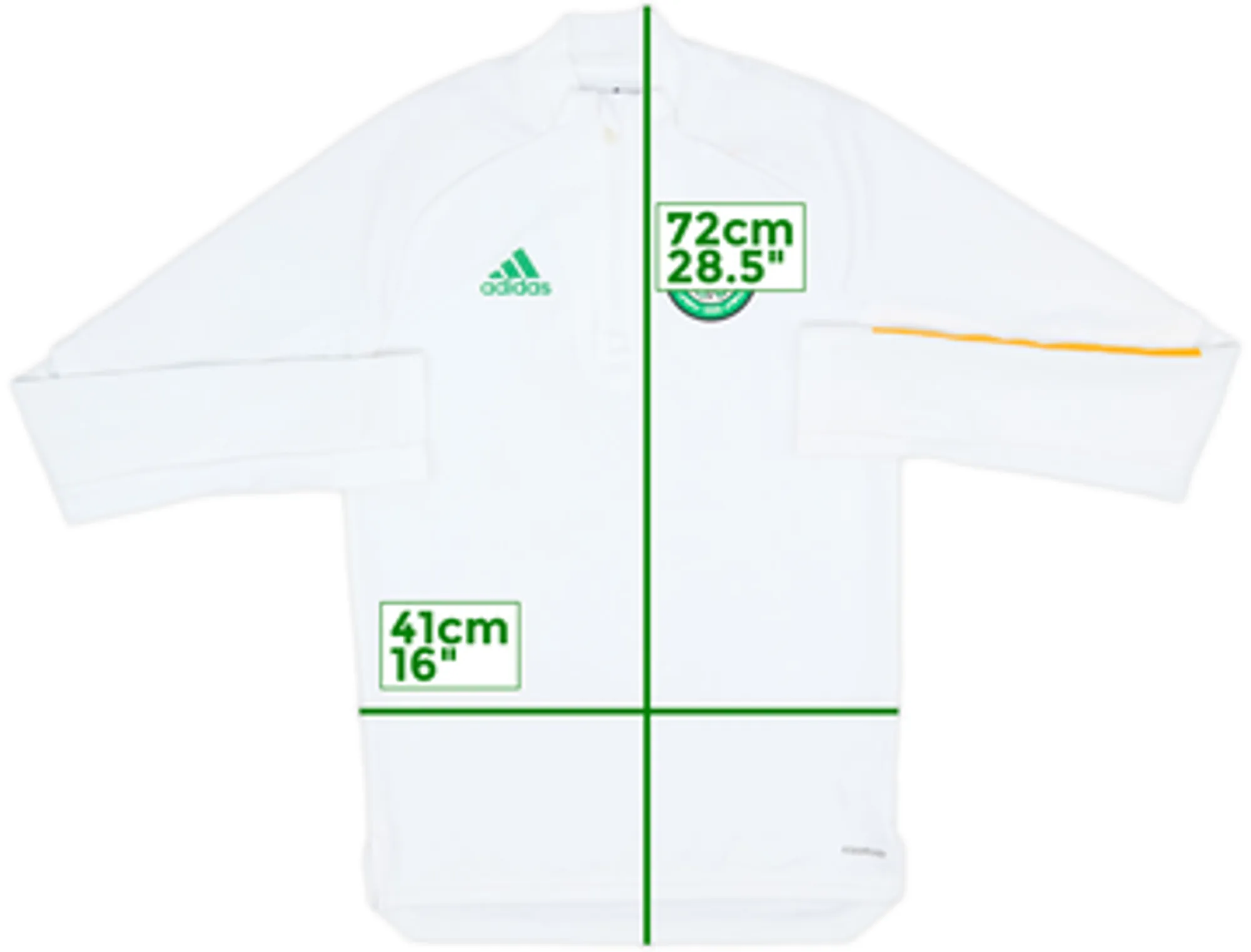 2020-21 Celtic adidas 1/4 Zip Drill Top - 6/10 - (XS)