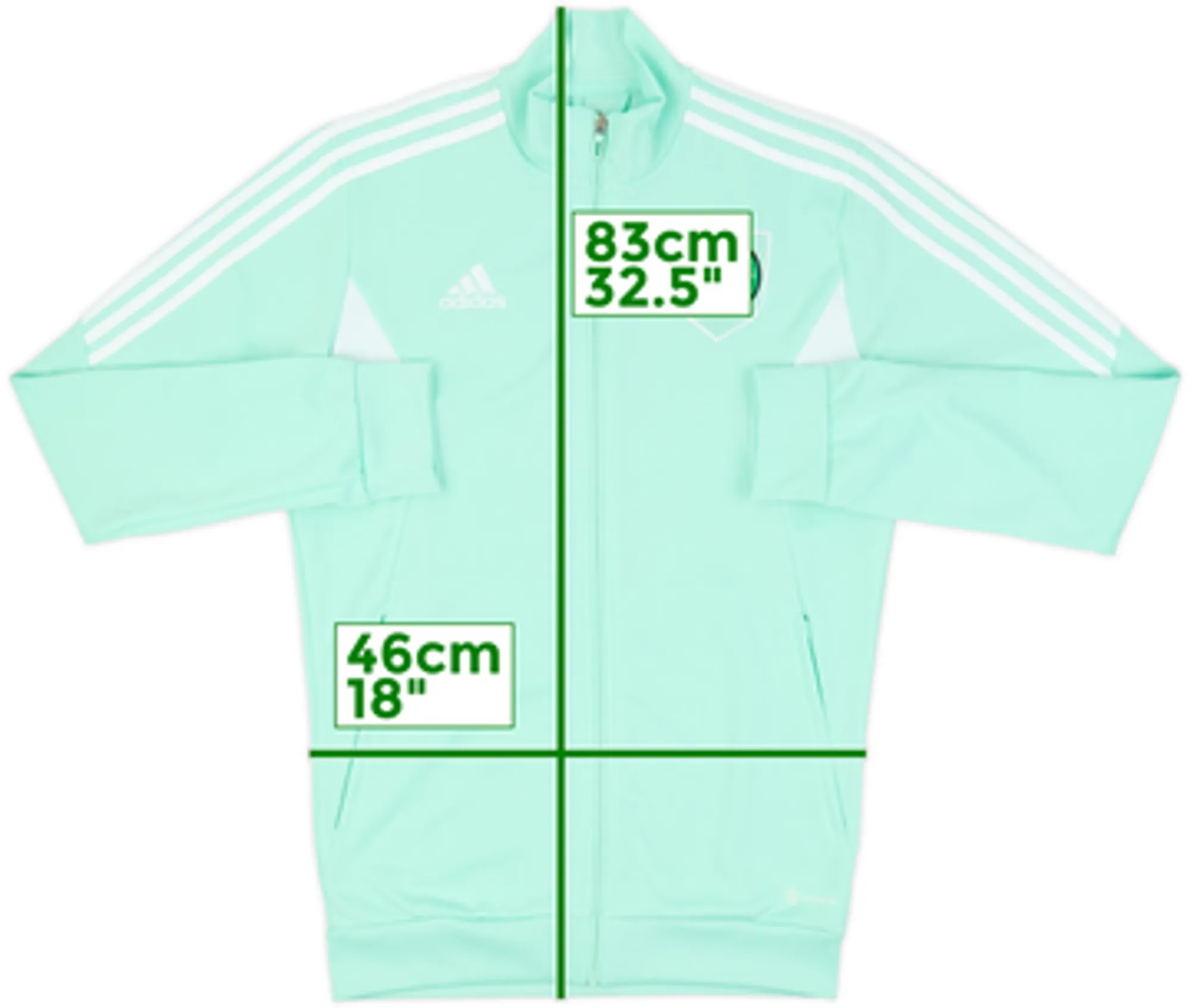 2022-23 Celtic adidas Track Jacket - 10/10 - (M)