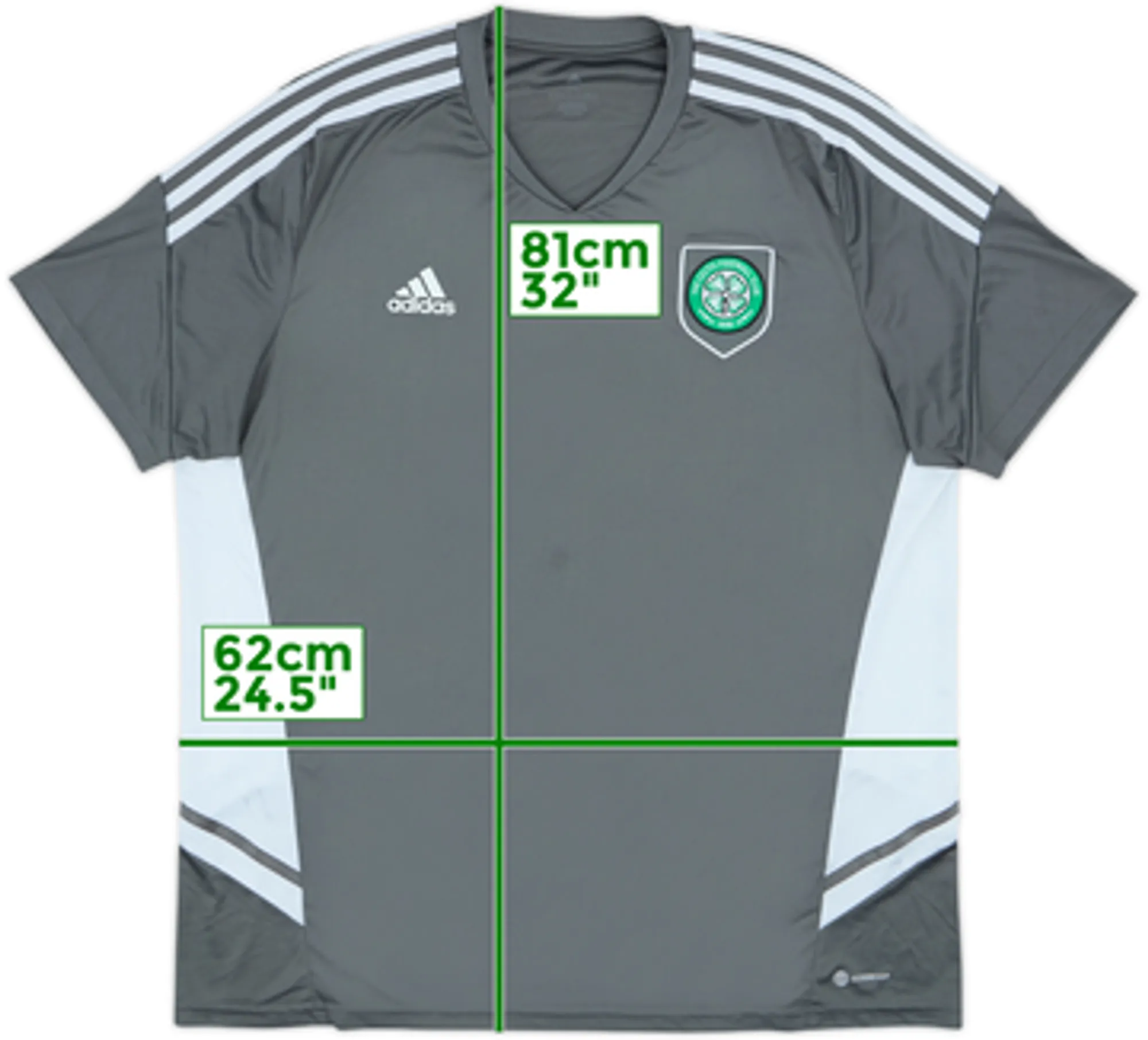 2022-23 Celtic adidas Training Shirt - 9/10 - (M)