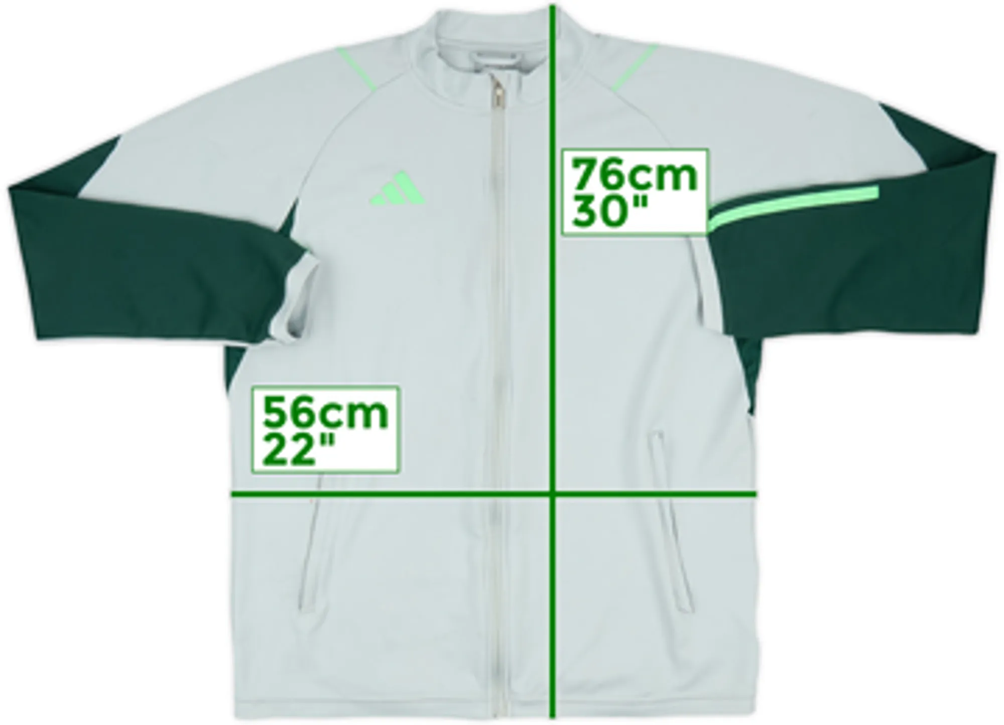 2023-24 Celtic adidas Track Jacket - 7/10 - (L)