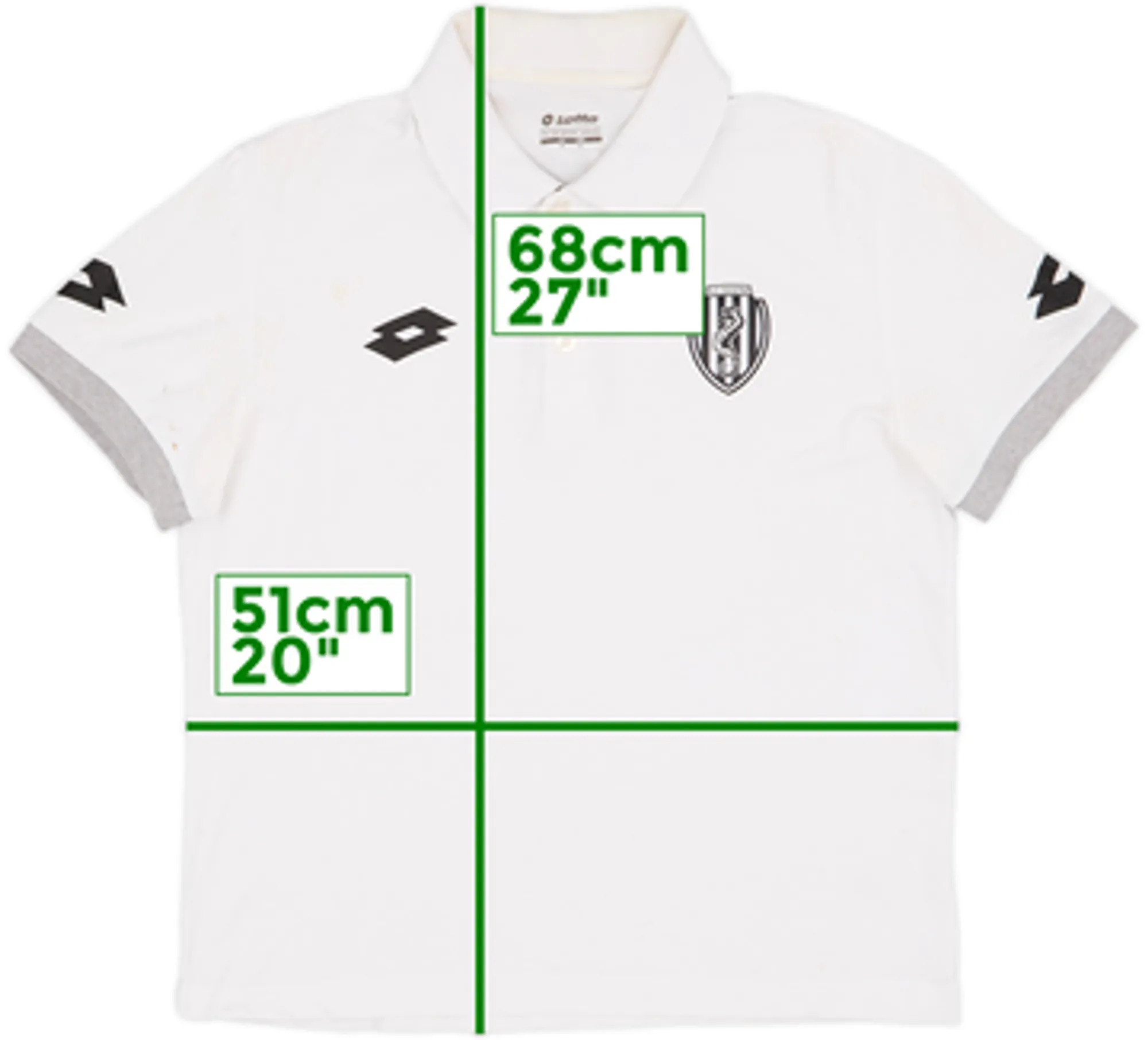 2017-18 Cesena Lotto Polo Shirt - 6/10 - (M)