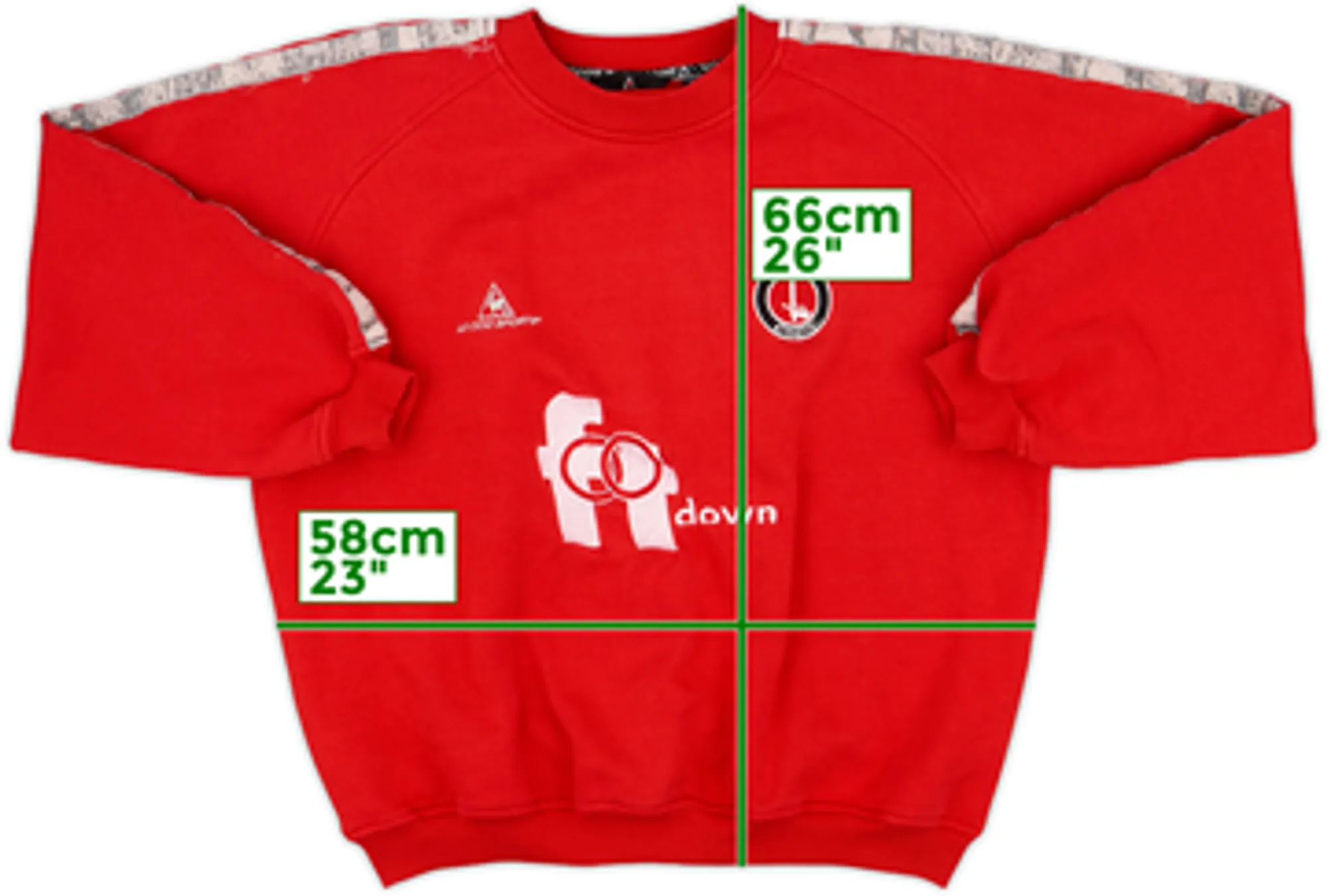 2002-03 Charlton Le Coq Sportif Sweat Top - 6/10 - (M)