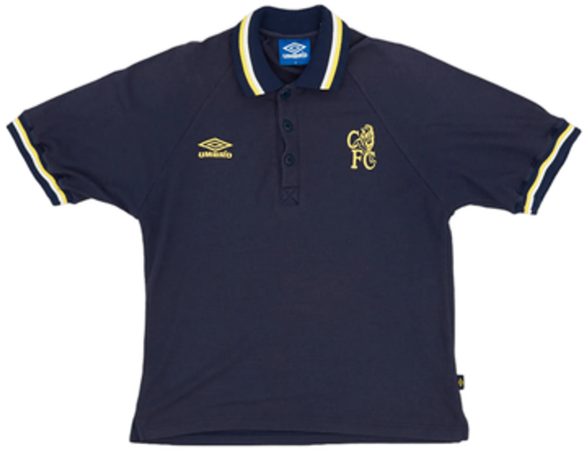 1999-00 Chelsea Umbro Polo Shirt - 8/10 - (Y)