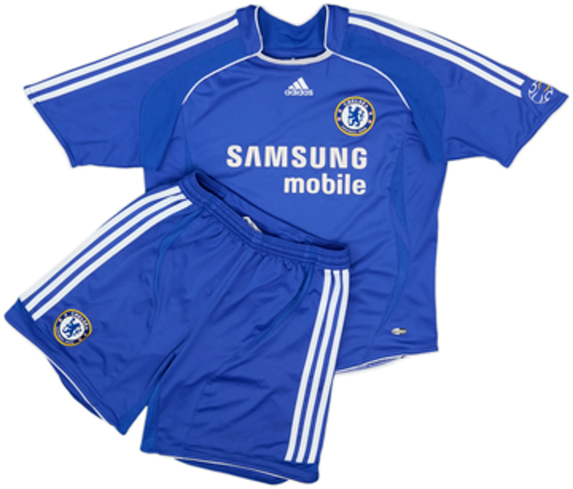 2006-08 Chelsea Home Shirt and Shorts - 6/10 - (L.Boys)