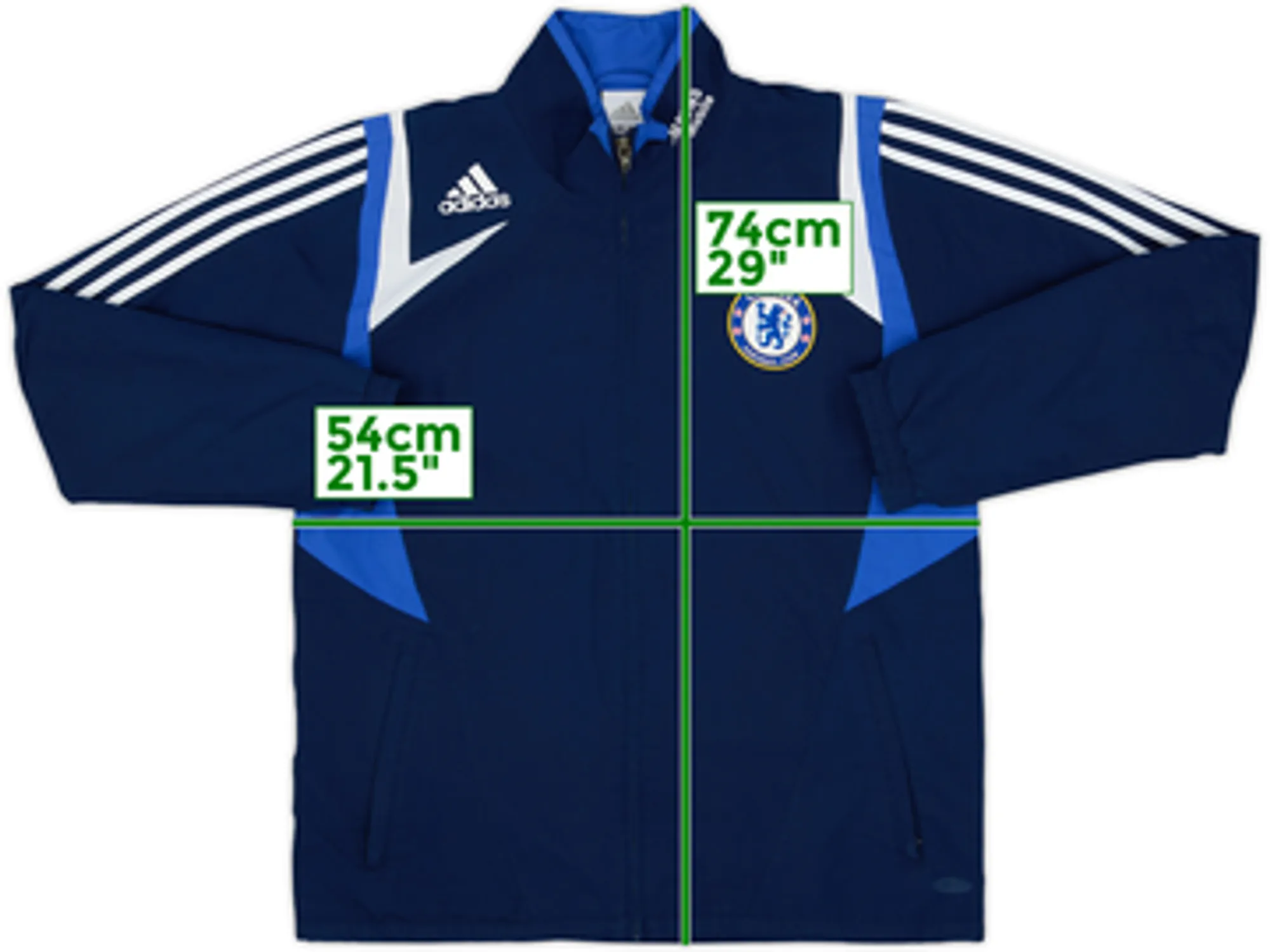 2007-08 Chelsea adidas Track Jacket - 8/10 - (L)