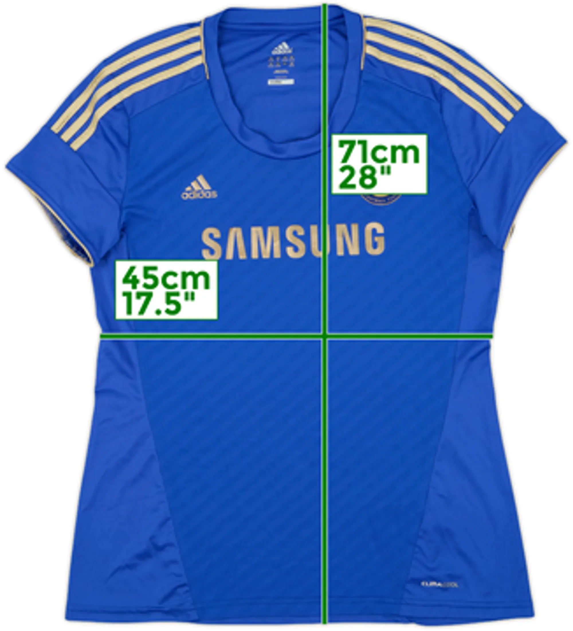 2012-13 Chelsea Home Shirt - 9/10 - (Women's XL)