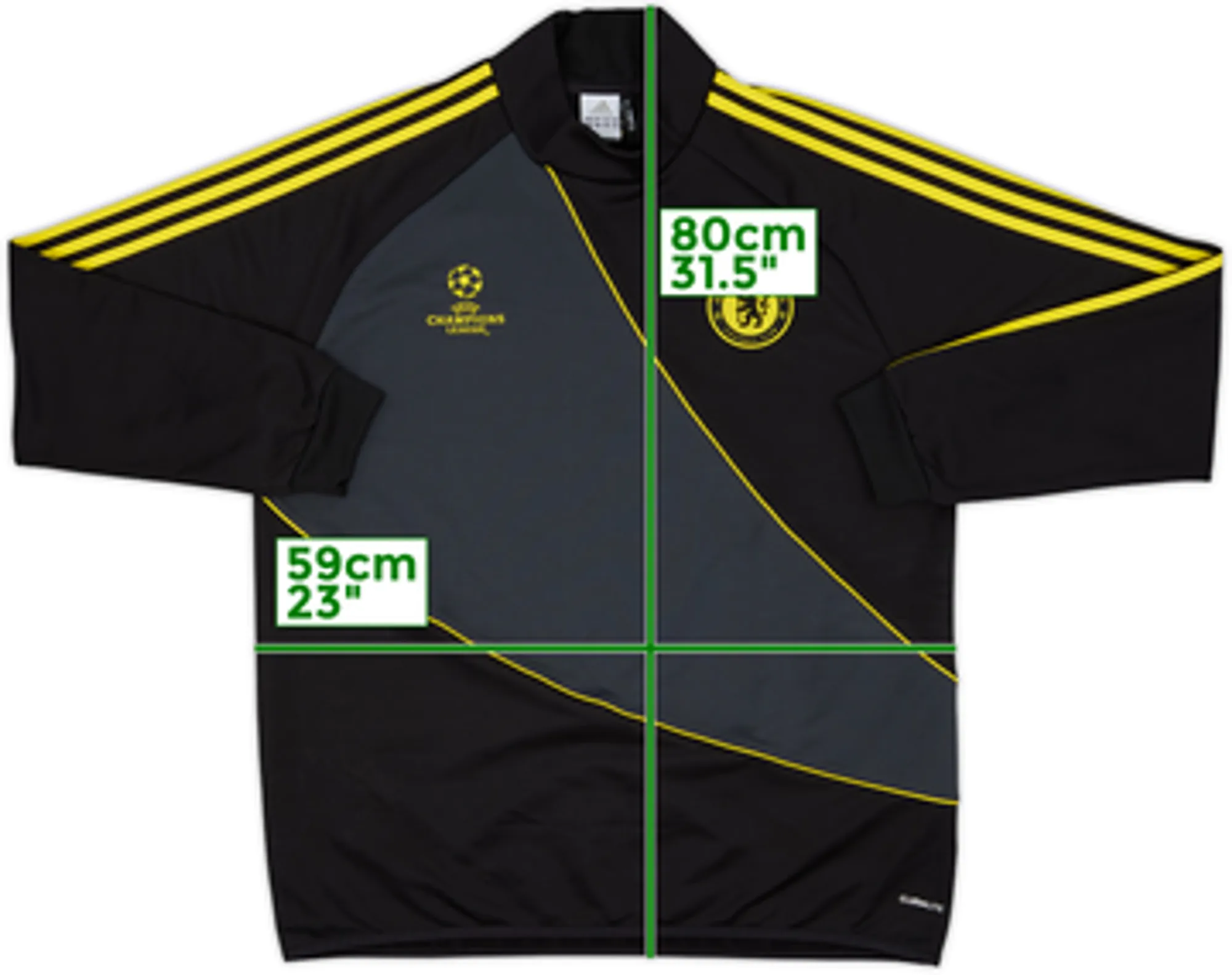 2012-13 Chelsea adidas CL Sweat Top - 8/10 - (M)