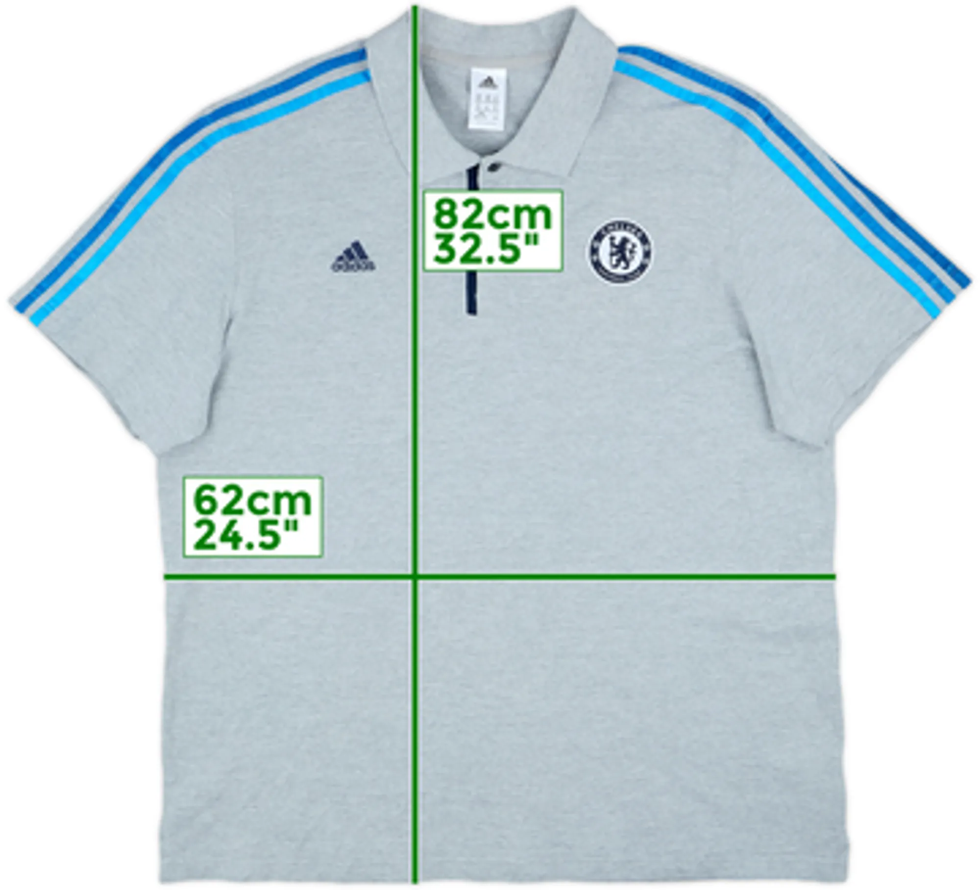 2012-13 Chelsea adidas Polo Shirt - 9/10 - (XL)