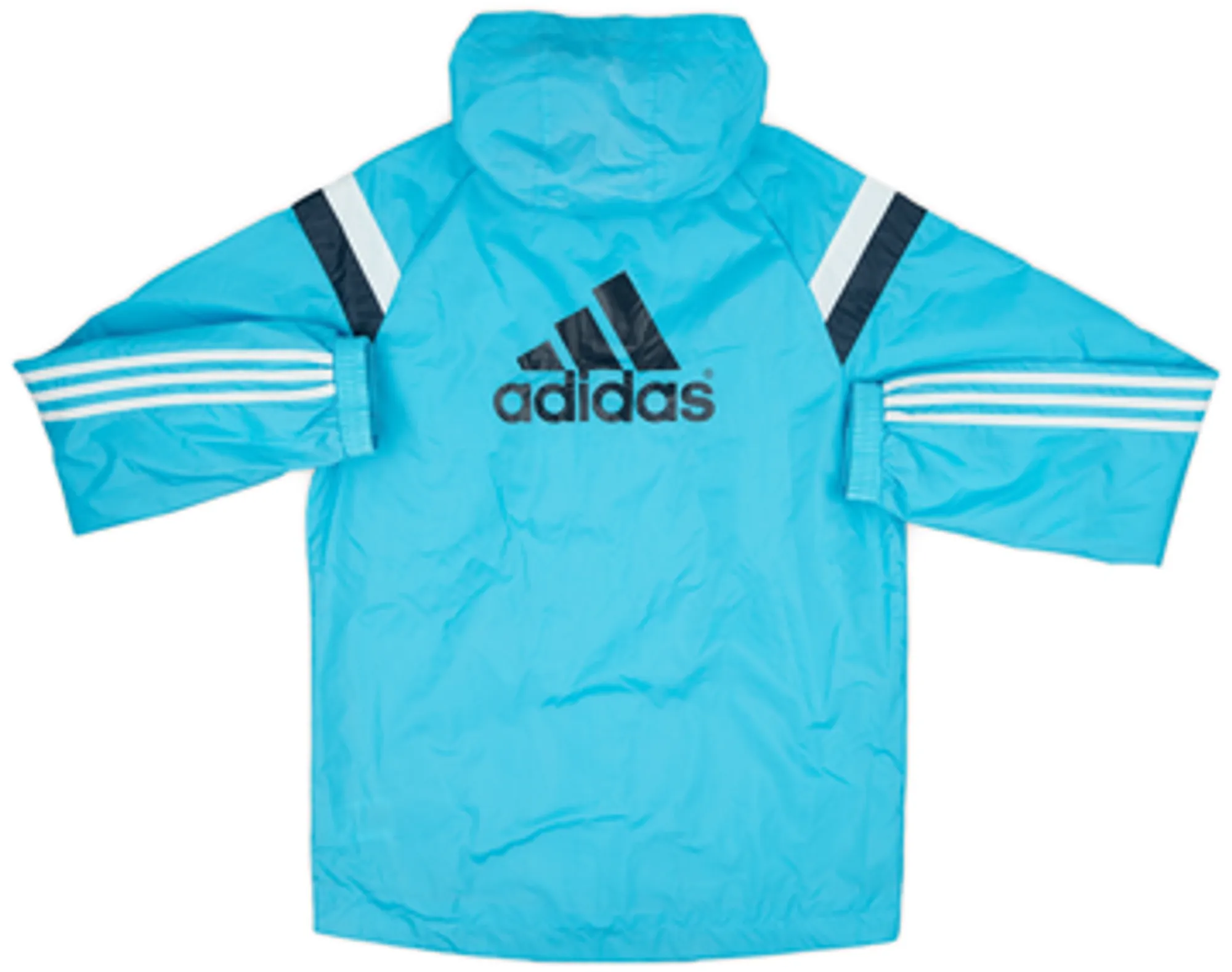 2014-15 Chelsea Staff Issue adidas Hooded Rain Jacket TB - 8/10 - (S)