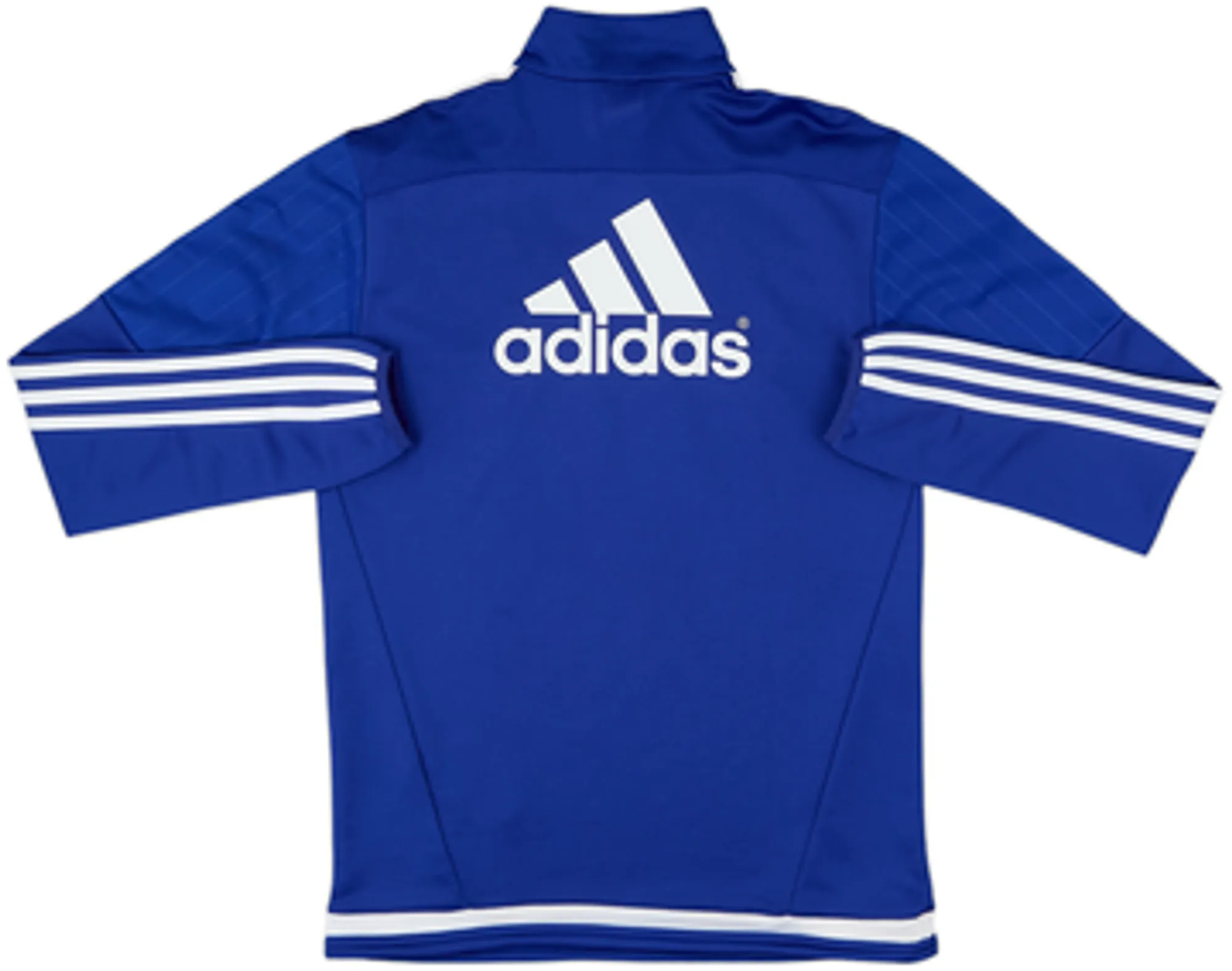 2015-16 Chelsea adidas 1/4 Zip Sweat Top - 9/10 - (XS)