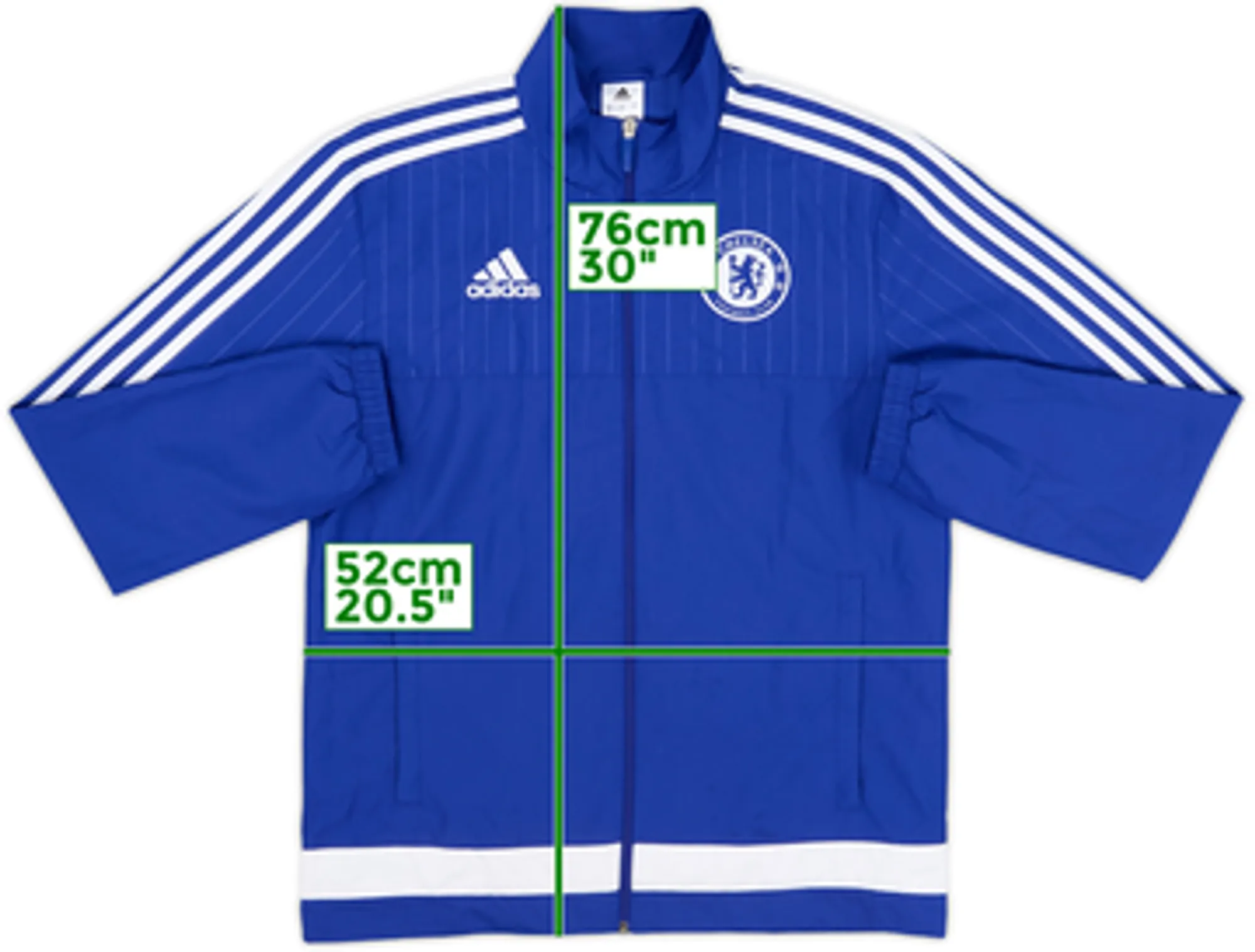 2015-16 Chelsea adidas Track Jacket - 7/10 - (S)