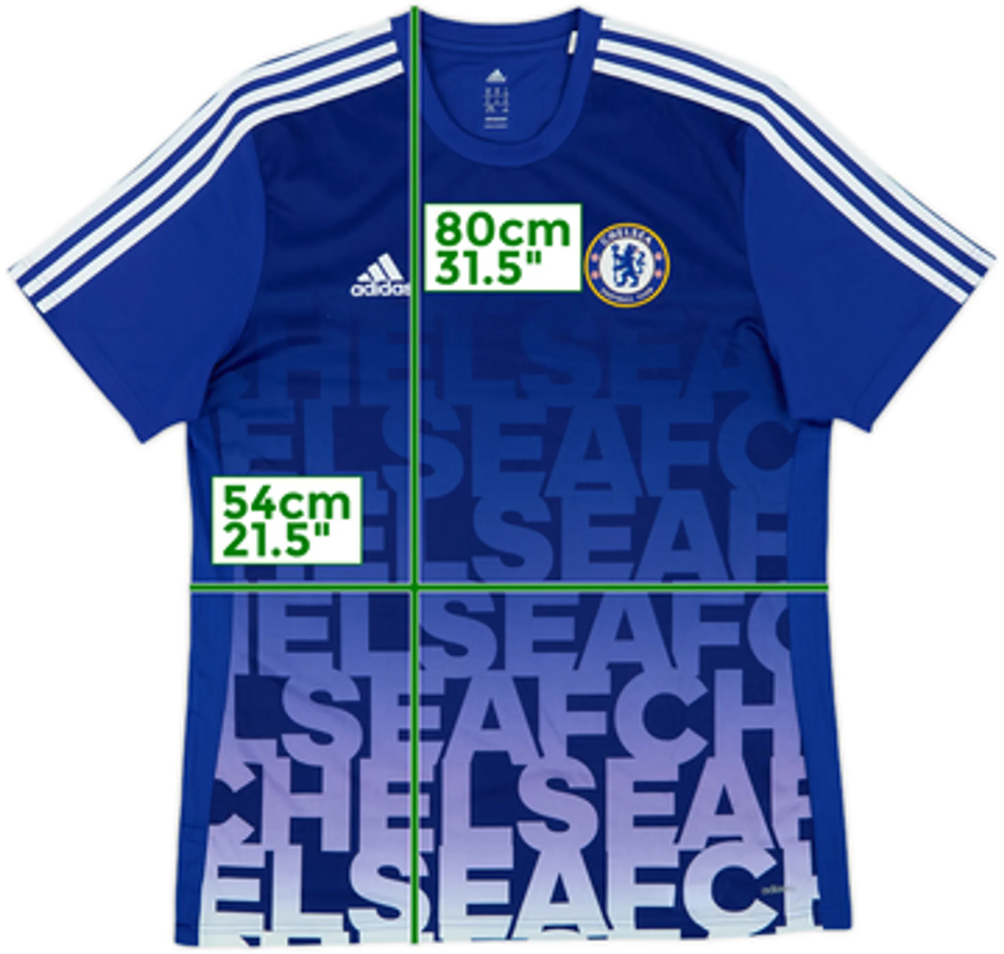 2015-16 Chelsea adizero Training Shirt - 8/10 - (XL)