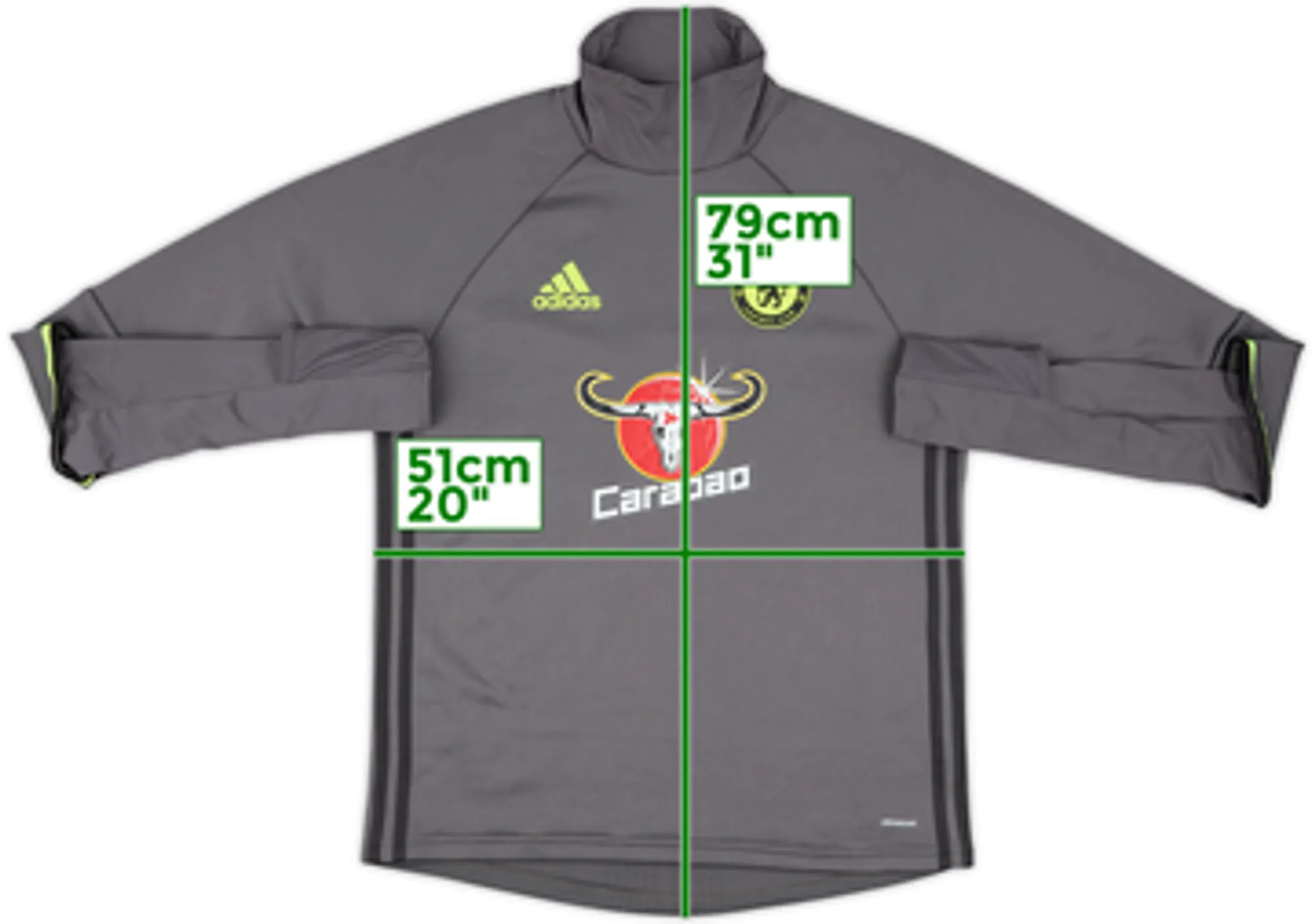 2016-17 Chelsea adidas Sweat Top - 5/10 - (M)