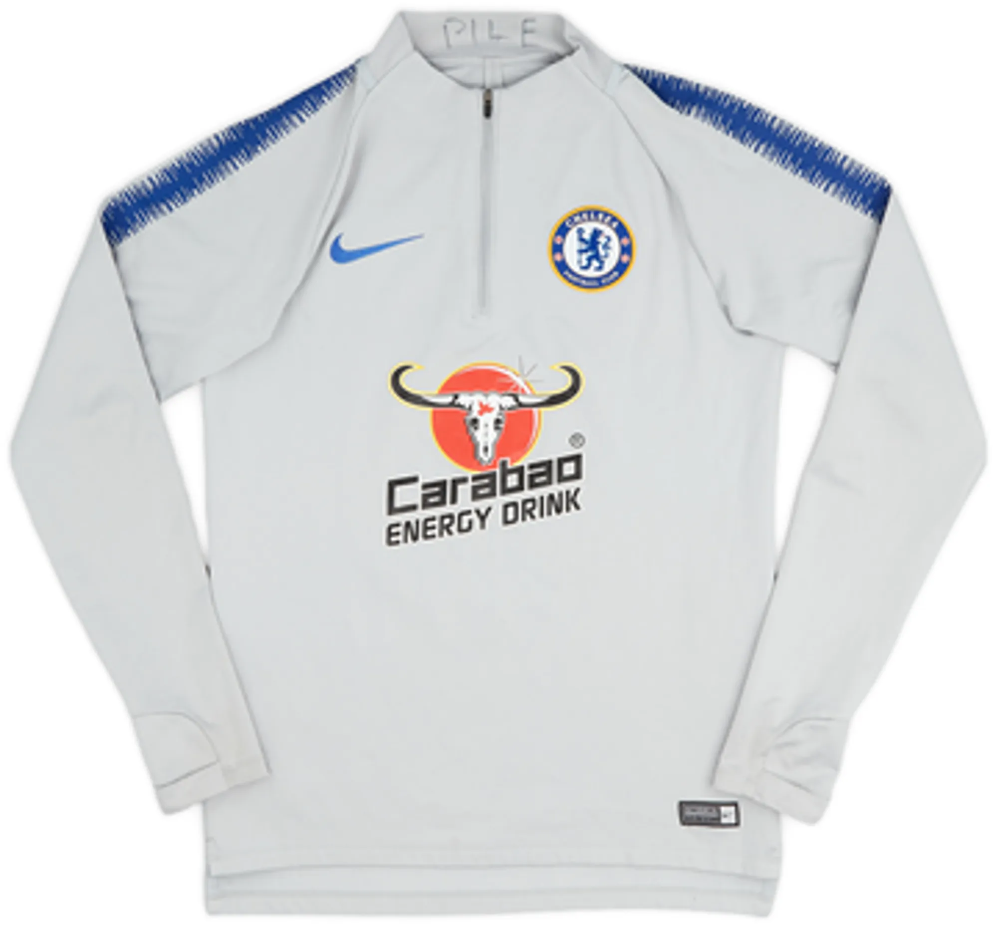 2018-19 Chelsea Nike 1/4 Zip Training Top - 7/10 - (S)