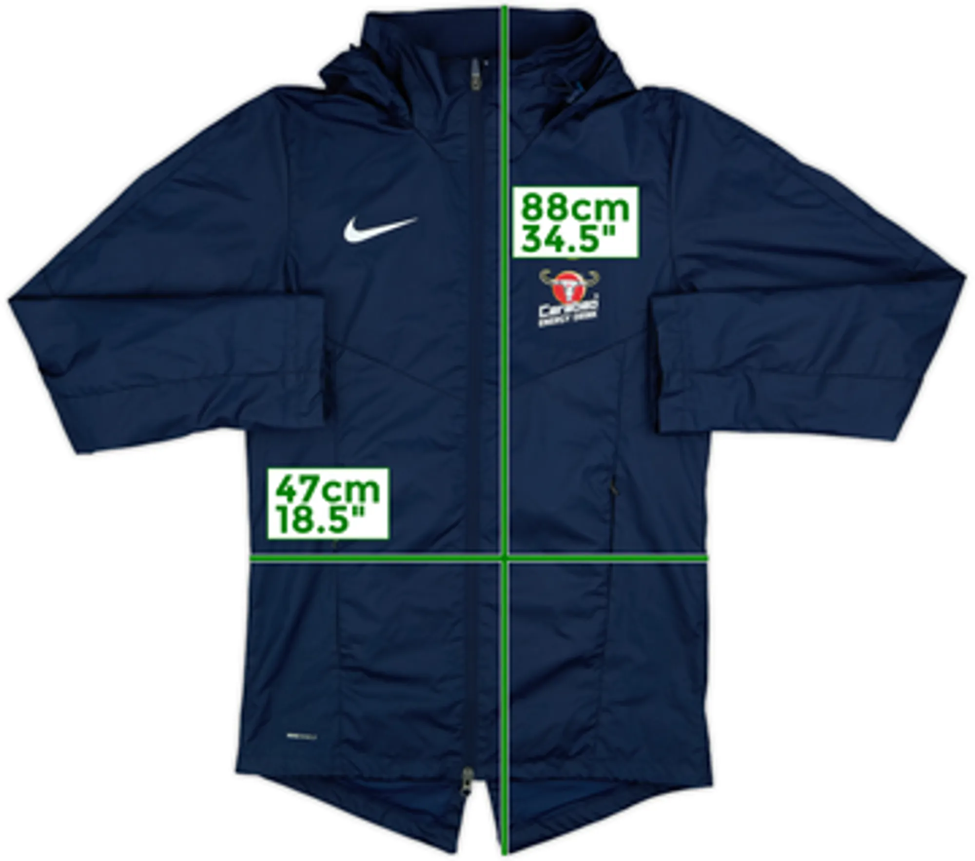 2018-19 Chelsea Nike Hooded Rain Jacket - 8/10 - (S)