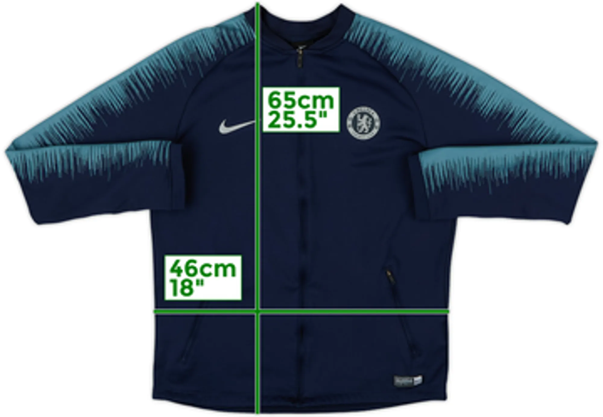 2018-19 Chelsea Nike Track Jacket - 10/10 - (XL.Boys)